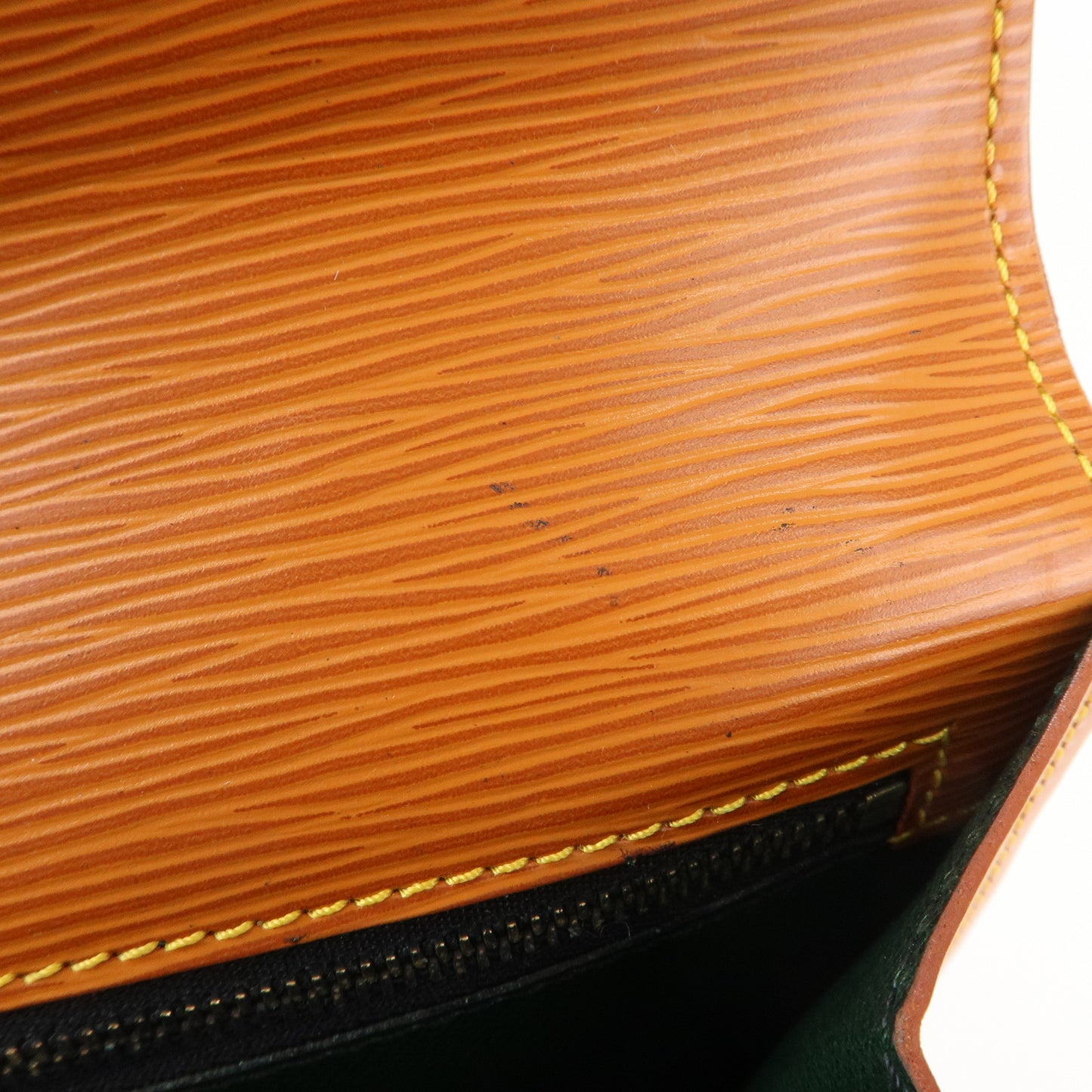 LOUIS VUITTON SELLIER DRAGONNE Clutch Bag Purse Epi Leather M52613 Kenyan  Brown
