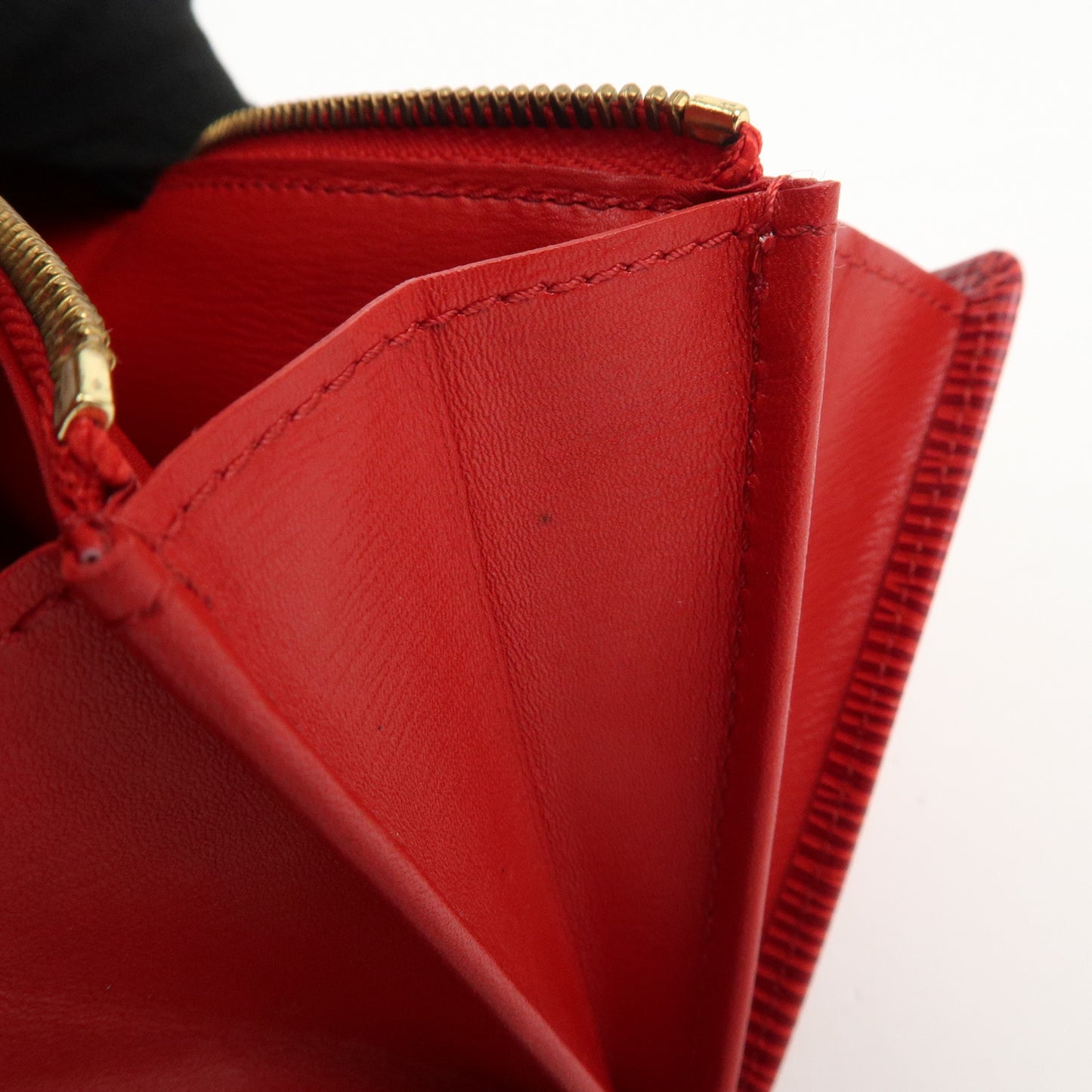 Louis Vuitton Epi Pochette Porte Monnaie Credit Wallet Red M63577