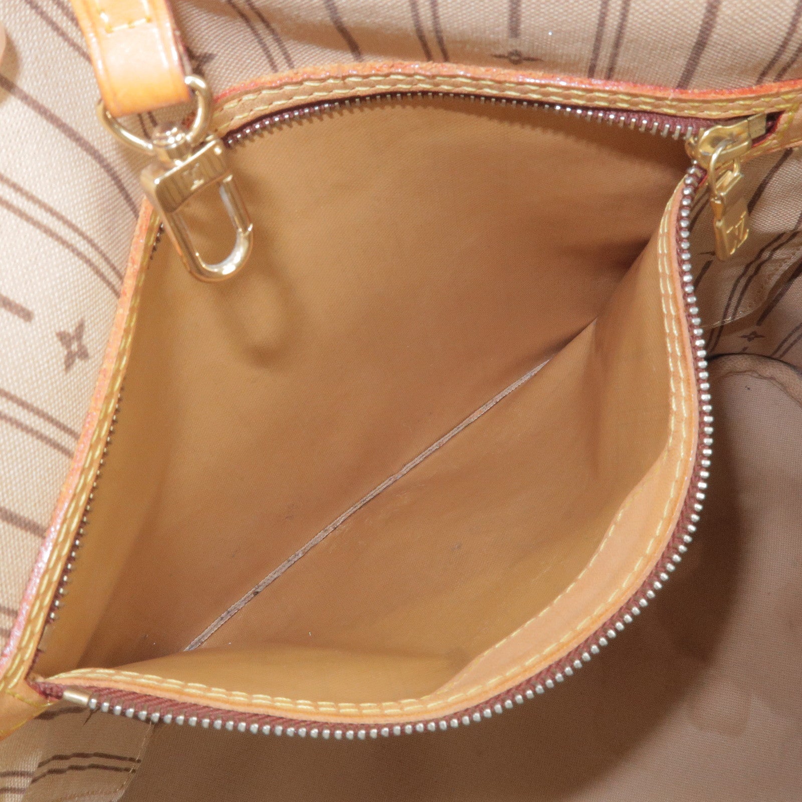Louis Vuitton Monogram Canvas Neverfull BB Natural Strap Handbag