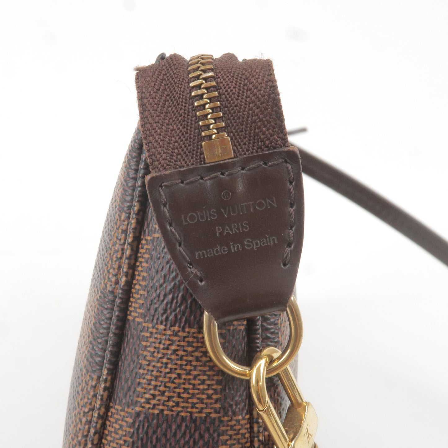 Louis Vuitton Damier Pochette Accessoires Pouch Hand Bag N41206