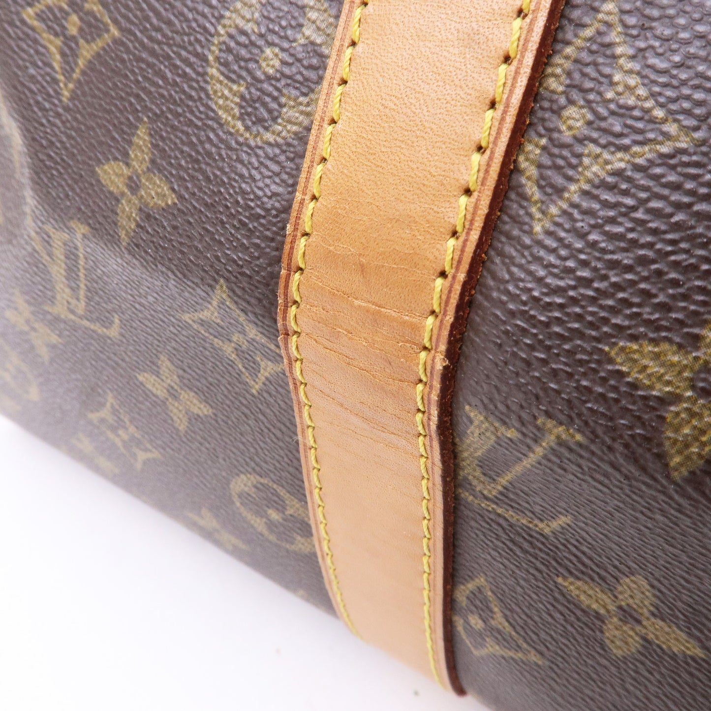 Louis Vuitton Monogram Keep All 45 Boston Bag Brown M41428