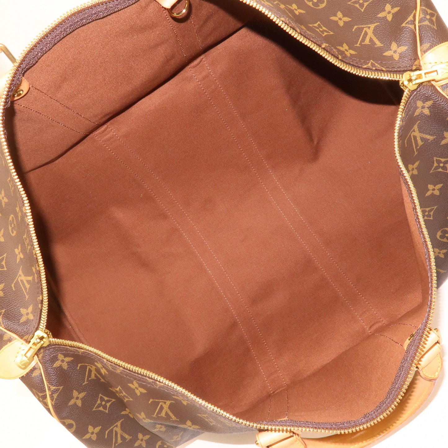 Louis Vuitton Monogram Keep All 55 Boston Bag Brown M41424