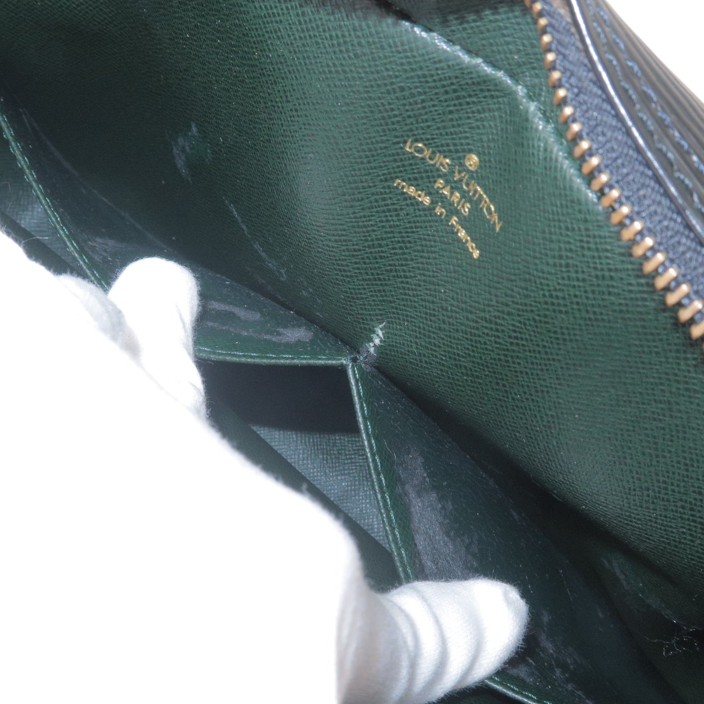 Louis Vuitton Epi Compiegne 28 Pouch Clutch Bag Black