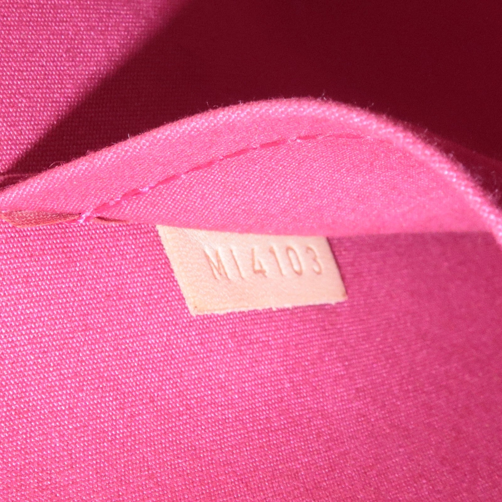 Louis Vuitton Pomme D'Amour Monogram Vernis Alma PM Bag