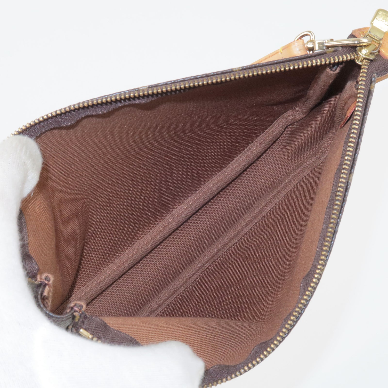 LOUIS VUITTON Monogram accessoire M51980 Handbag Brown Vintage Old tcu –  VintageShop solo