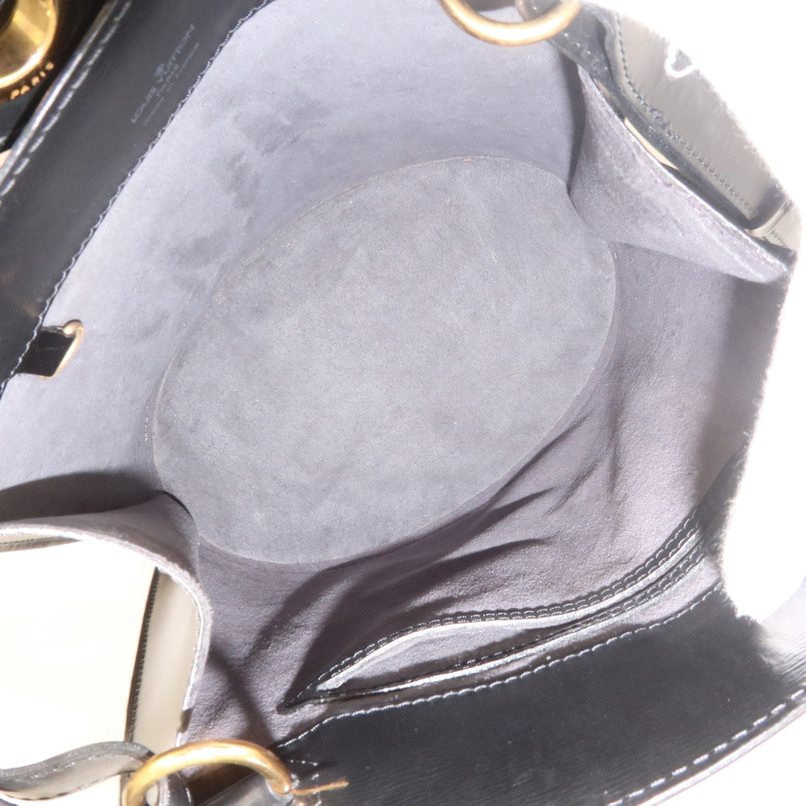 LOUIS VUITTON LV Cluny Shoulder Bag Epi Leather Black France M52252 62YB222