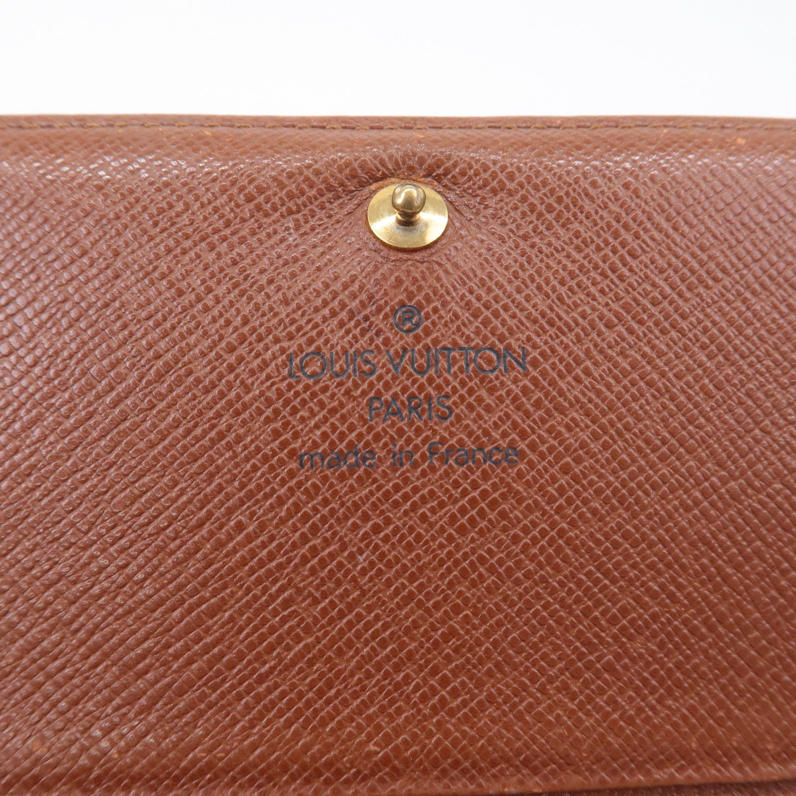 Louis Vuitton Vintage Monogram Brown Canvas Tresor Wallet Coin