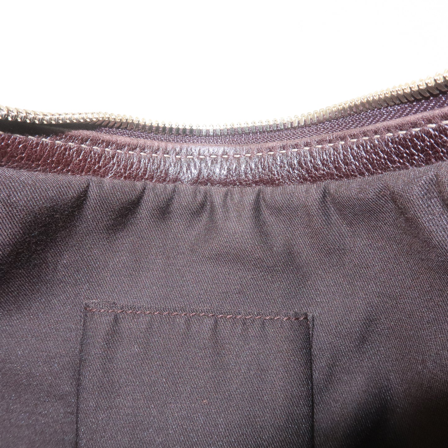 GUCCI Princy GG Canvas Leather Shoulder Bag Beige Brown 162895