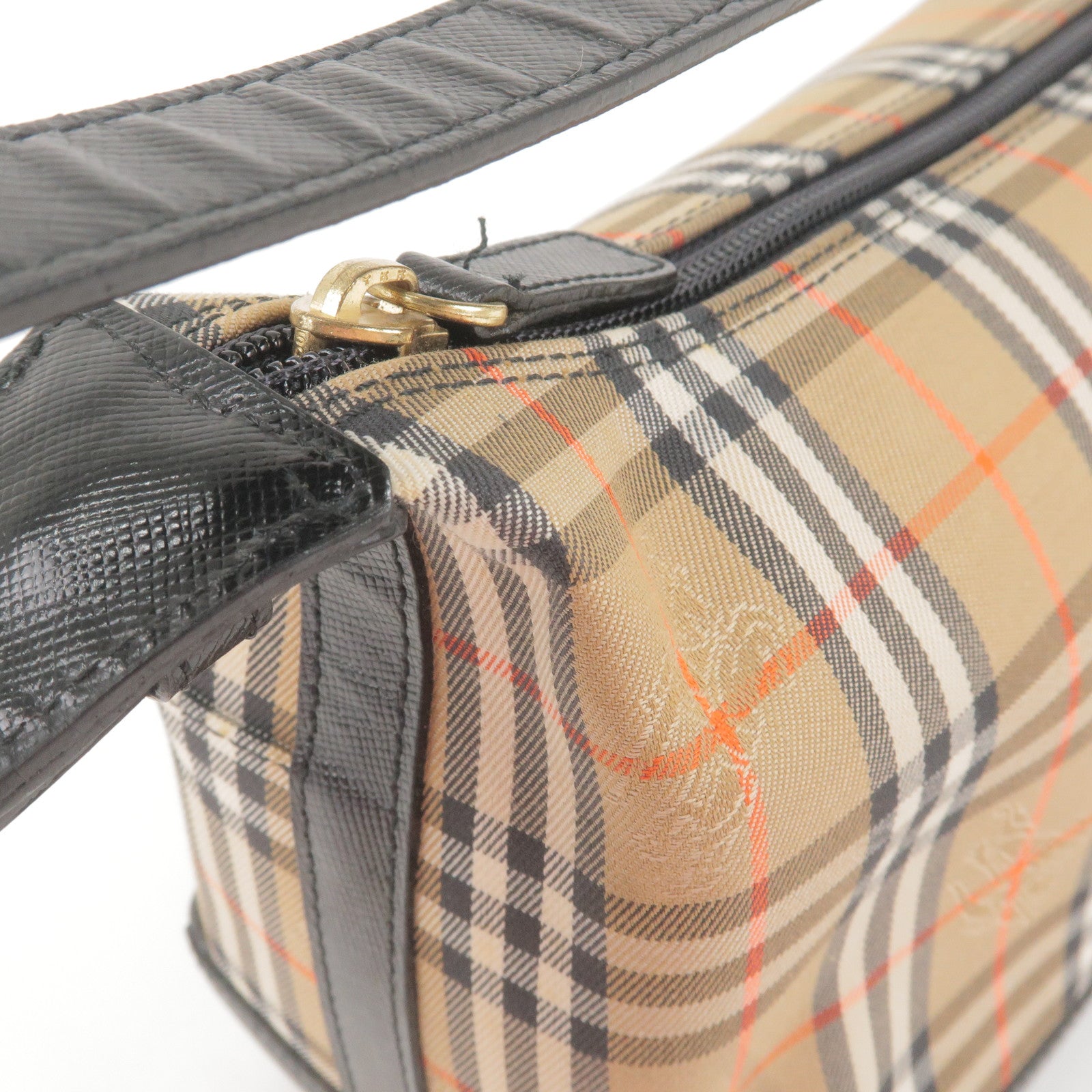 Burberry Vintage Check Barrel Shoulder Bag