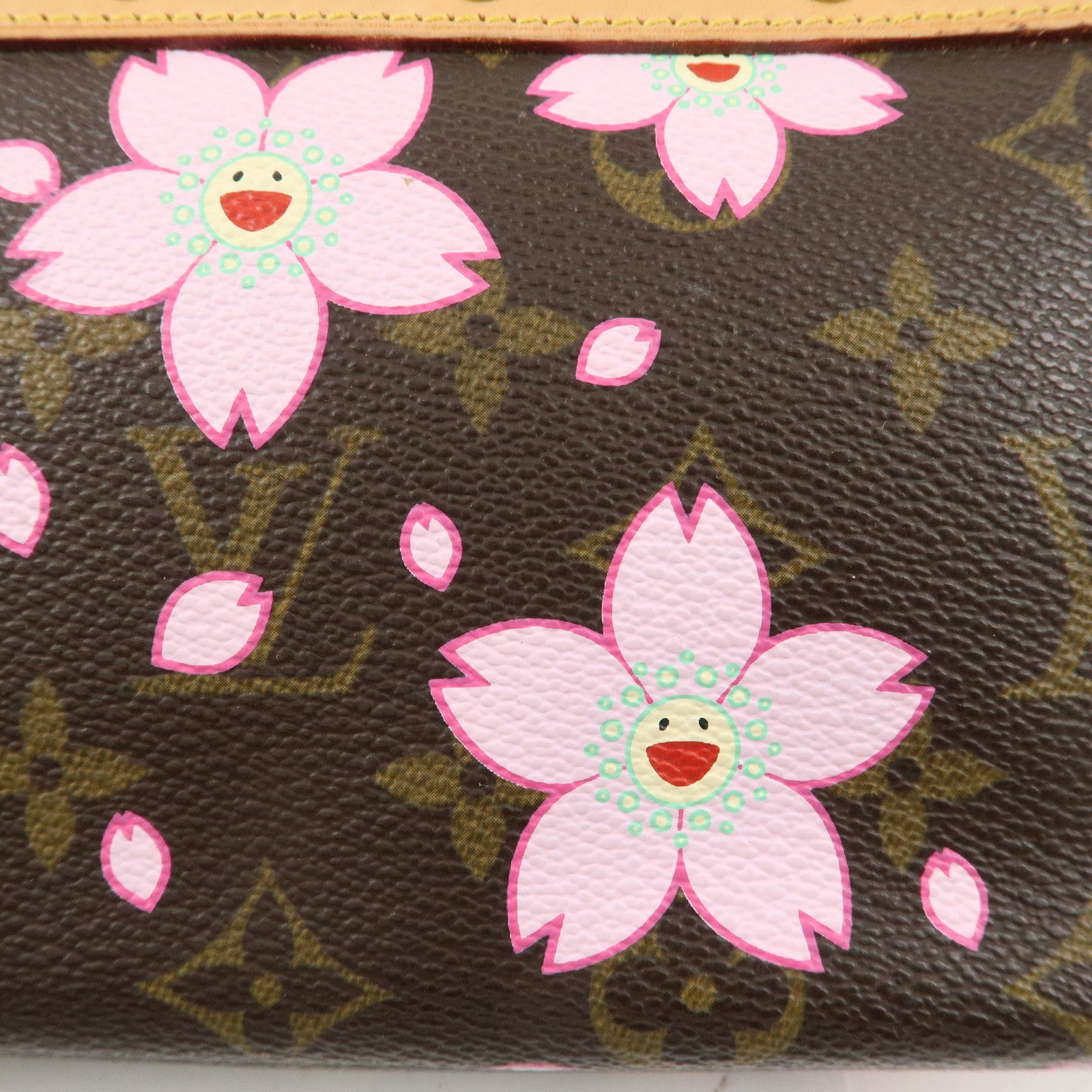 Special Offe Limited Edition Louis Vuitton x Takashi Murakami Cherry Blossom  Pochet – SFN, wallpaper cherry blossom murakami louis vuitton
