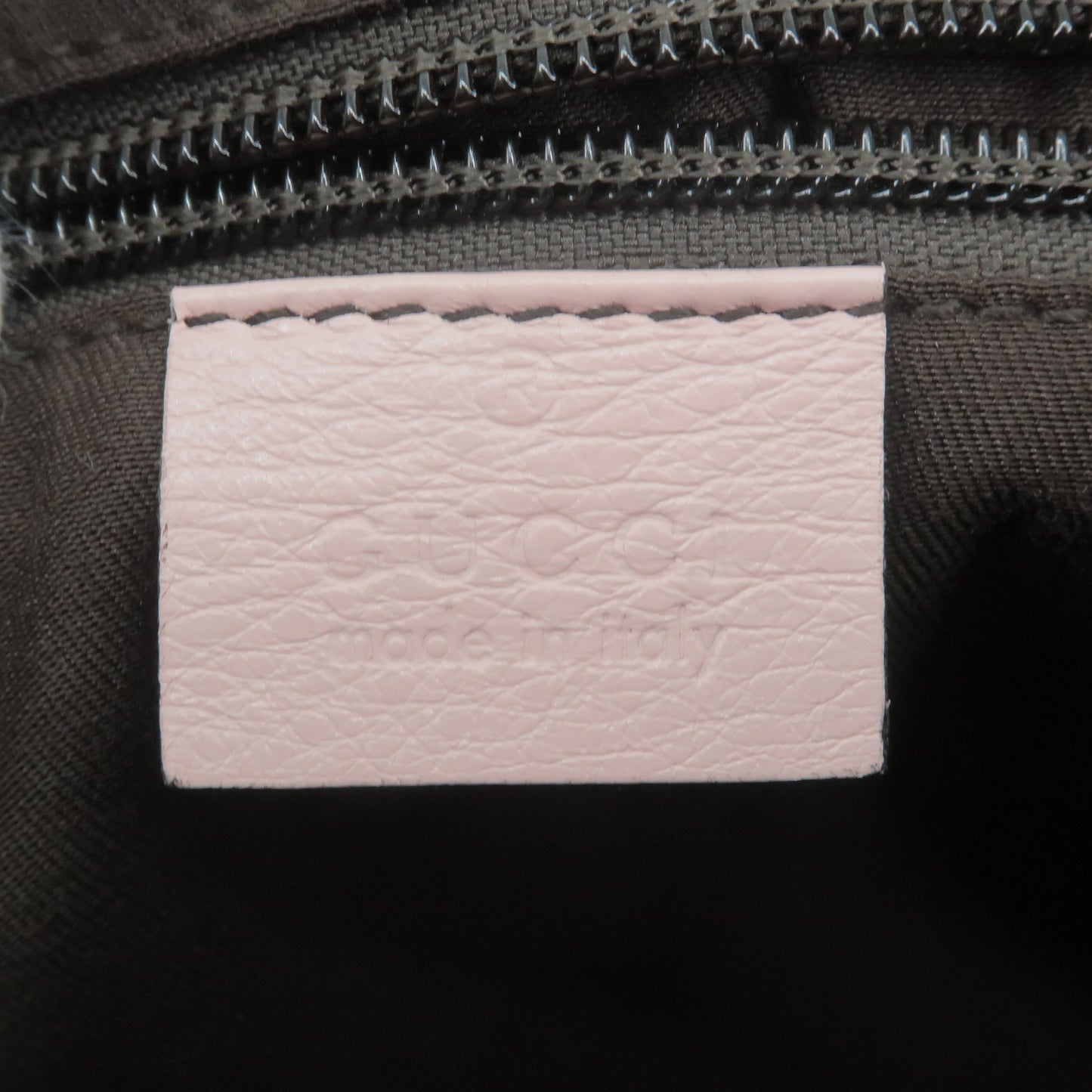 GUCCI GG Canvas Leather Shoulder Bag Purse Beige Pink 189749
