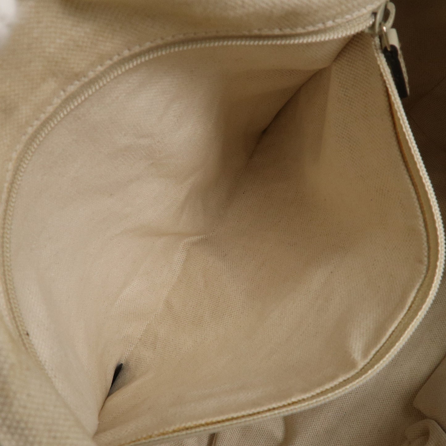 GUCCI Sukey GG Canvas Leather Shoulder Bag Beige Ivory 232955
