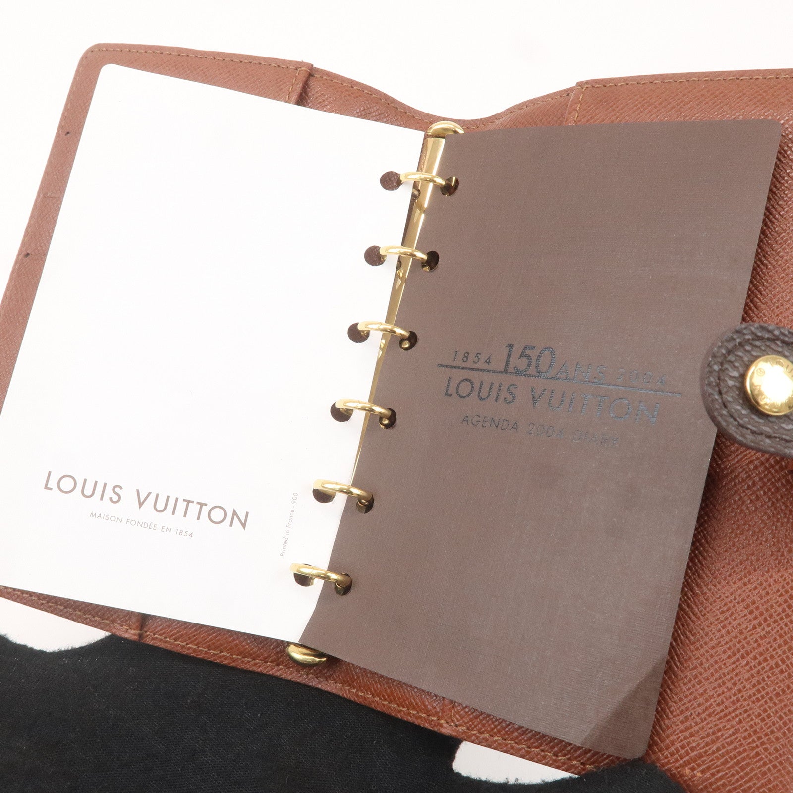 Louis Vuitton 2004 Monogram Small Ring Agenda Cover Planner