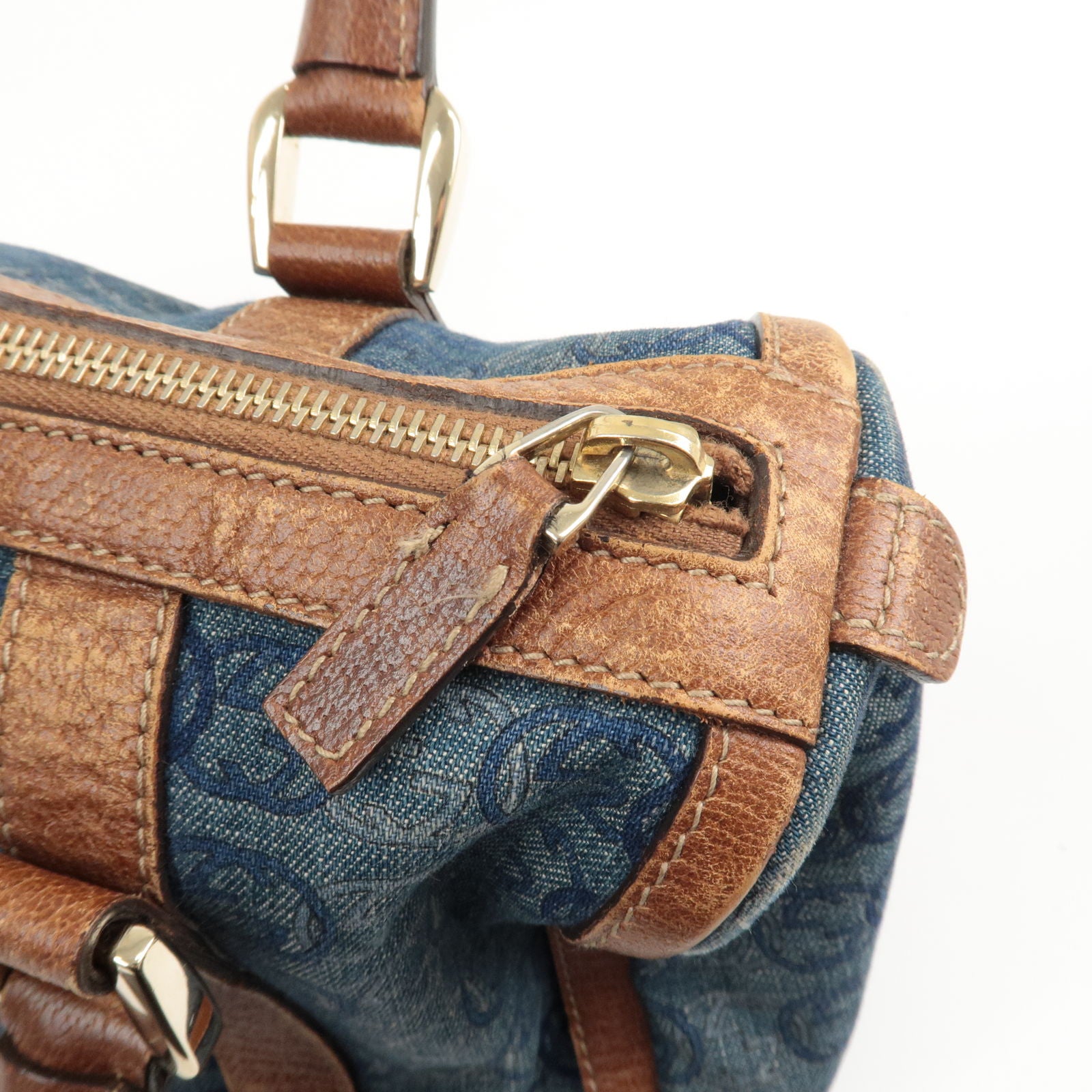 Brown Gucci Guccissima Abbey Leather Boston Bag – Designer Revival