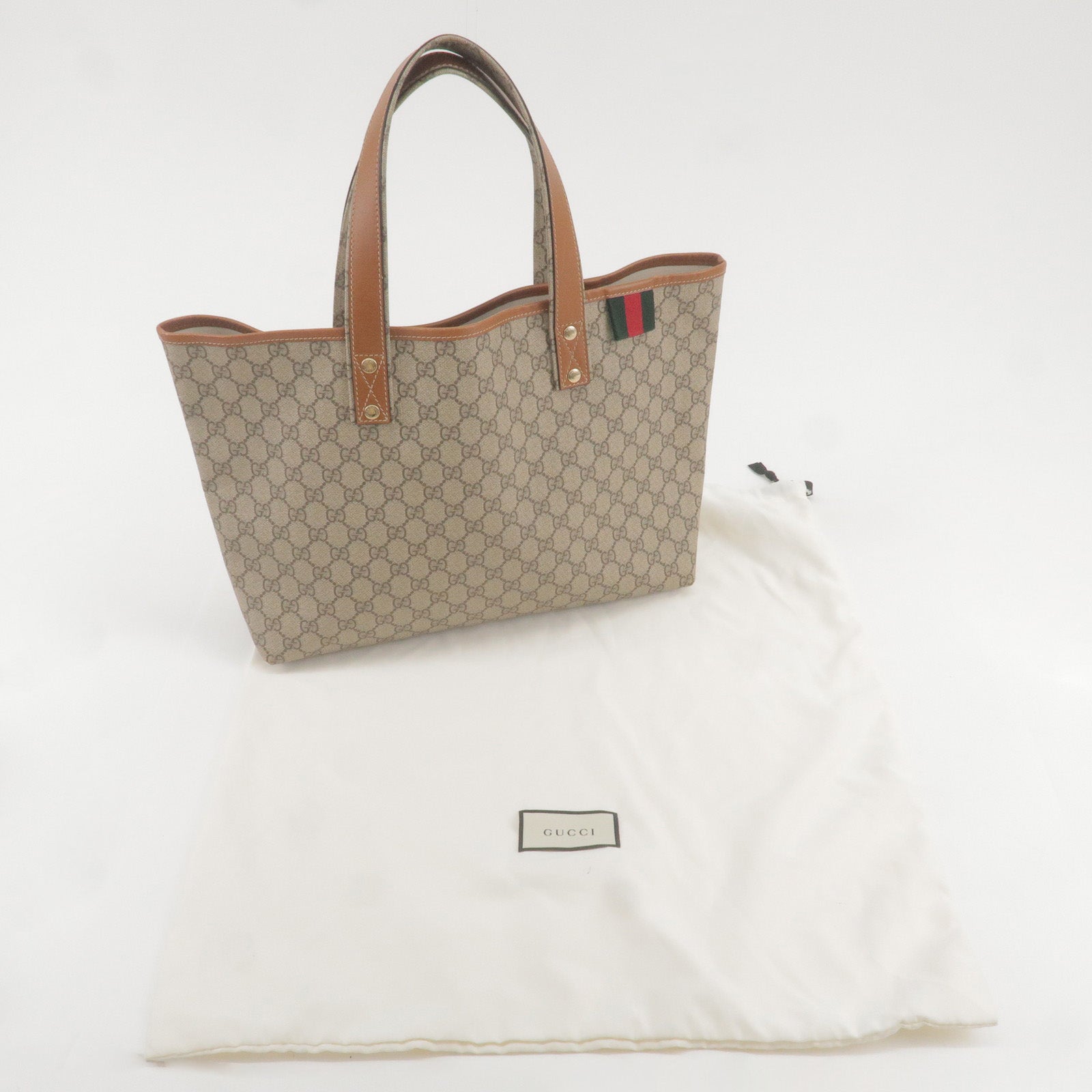 Gucci web best sale loop tote