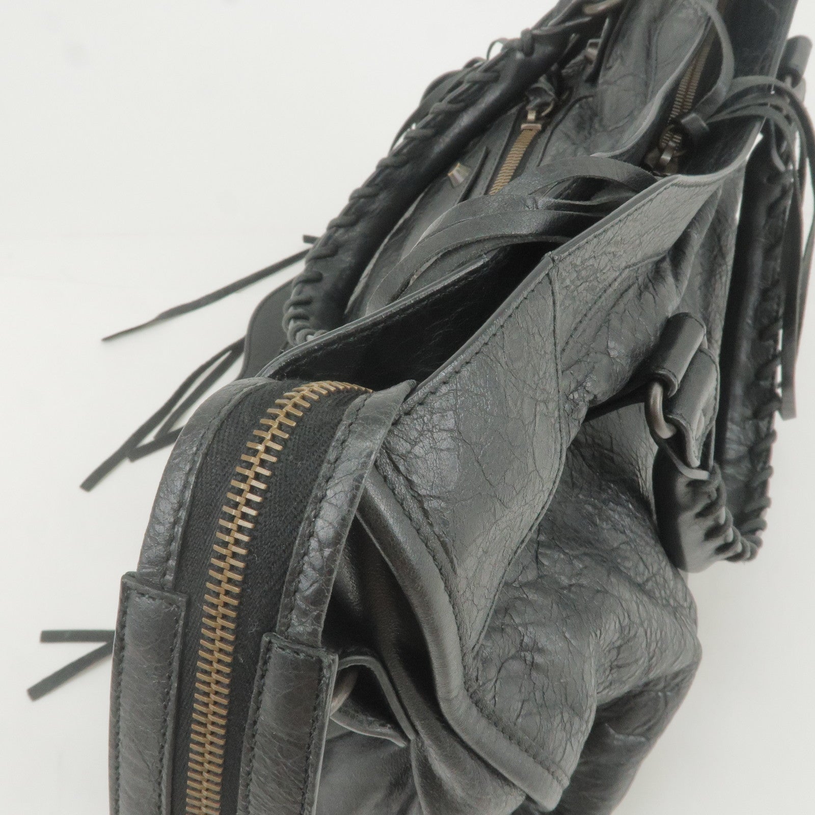 Nusa slouchy shoulder bag - City - Leather - Giant - ep_vintage