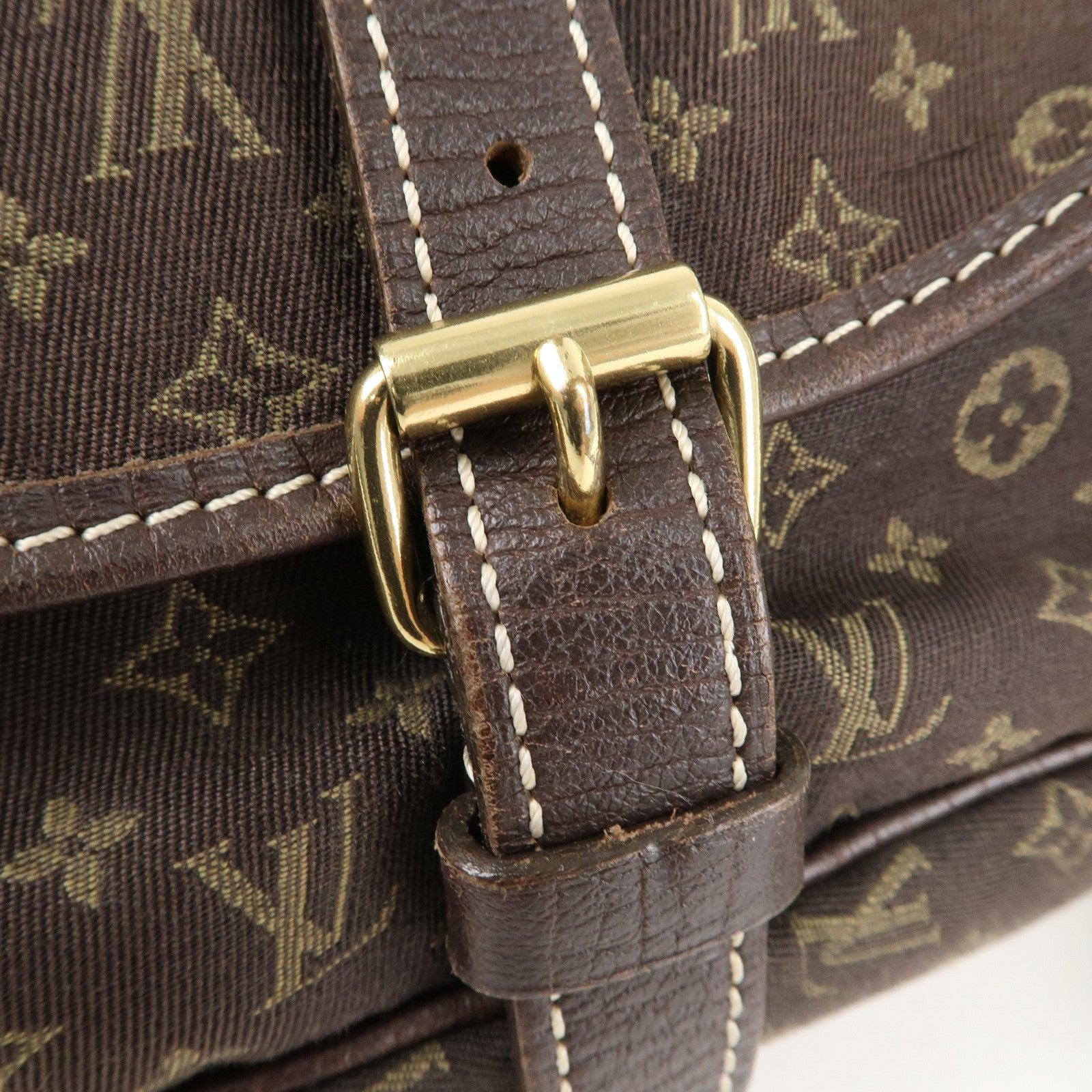 Louis Vuitton Monogram Mini Lin Saumur (SHG-27127) – LuxeDH