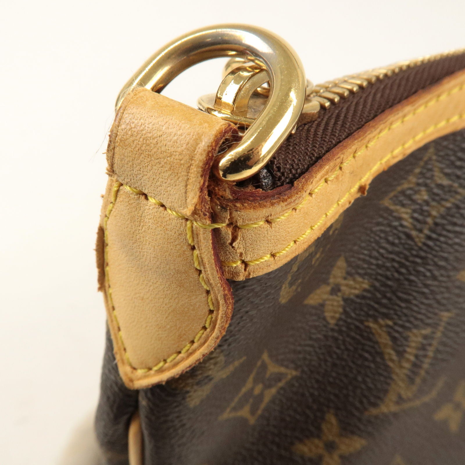 Louis Vuitton Monogram Palermo PM w/ Adjustable Leather Strap and