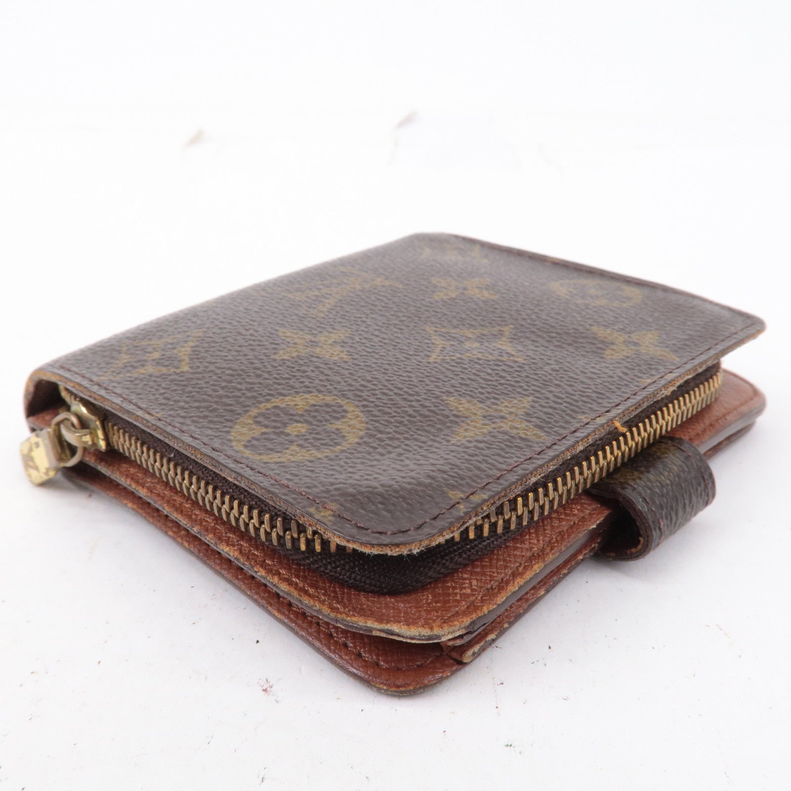 Louis Vuitton Compact Zip Bifold Wallet Monogram Canvas M61667