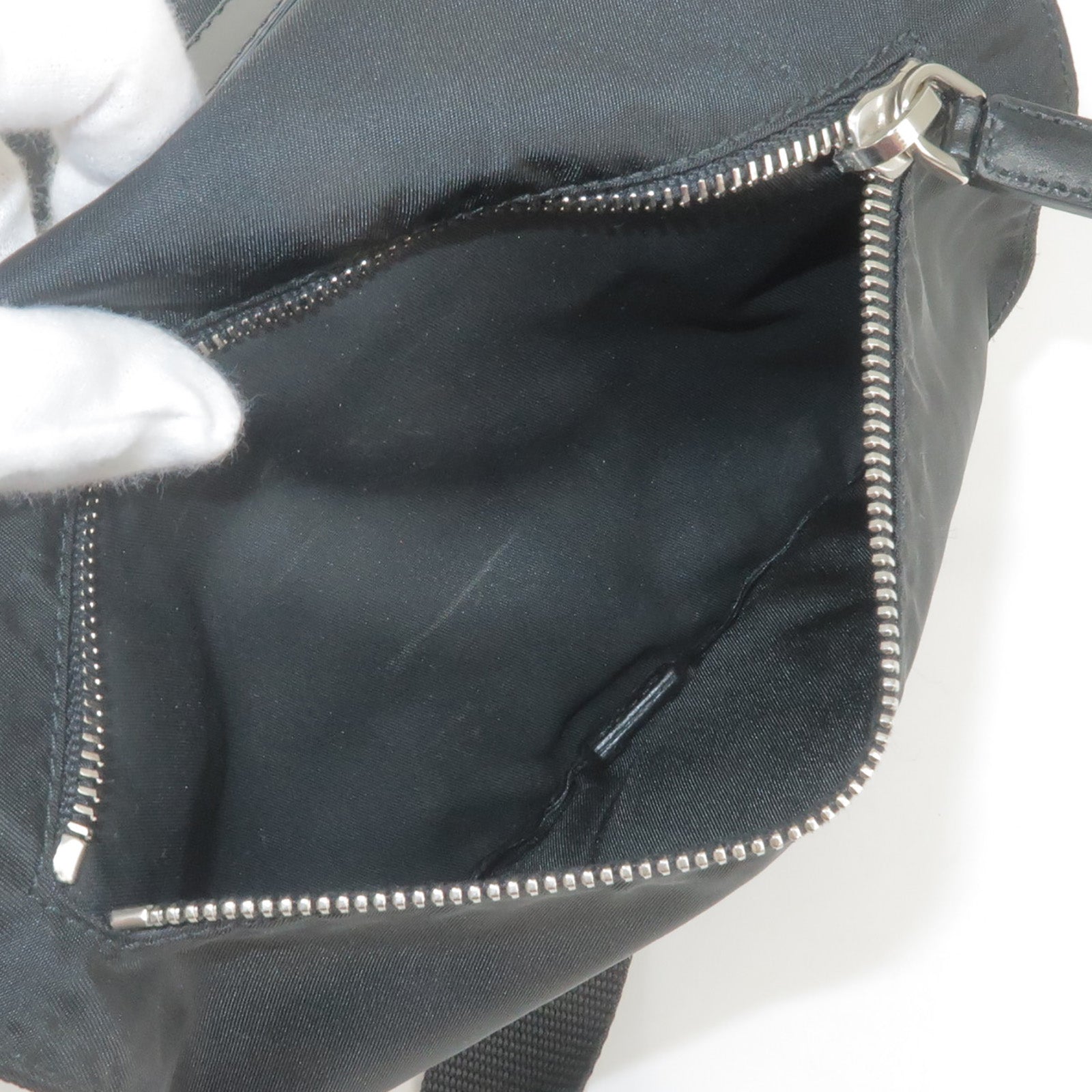 Hand - Black - Logo - Bag - Nylon - PRADA Bolso - ep_vintage