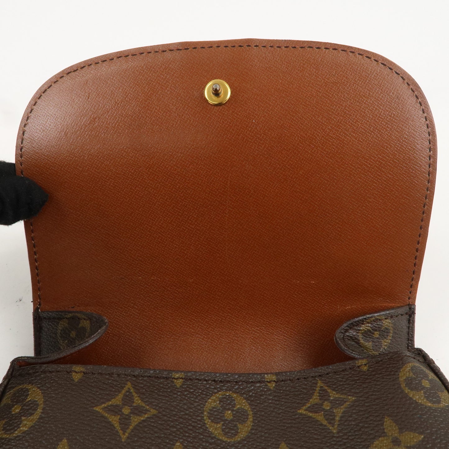 Louis Vuitton Monogram Saint Cloud MM Shoulder Bag Brown M51243