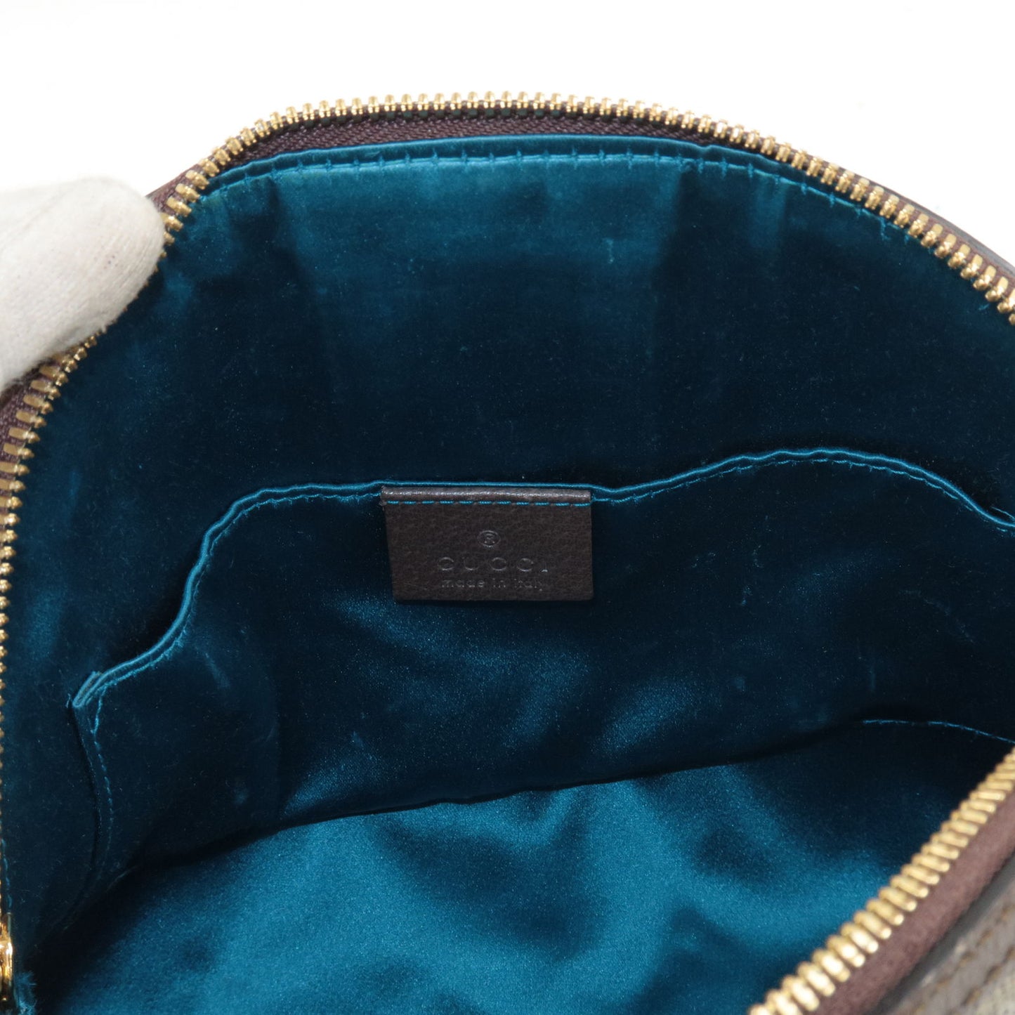 GUCCI Ophidia GG Supreme Leather Shoulder Bag Beige 499621