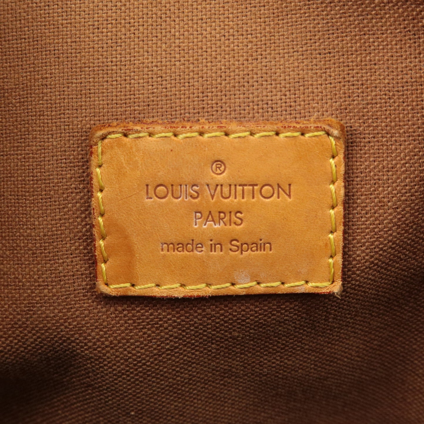 Louis Vuitton Monogram Cabas Beaubourg Tote Bag Brown M53013