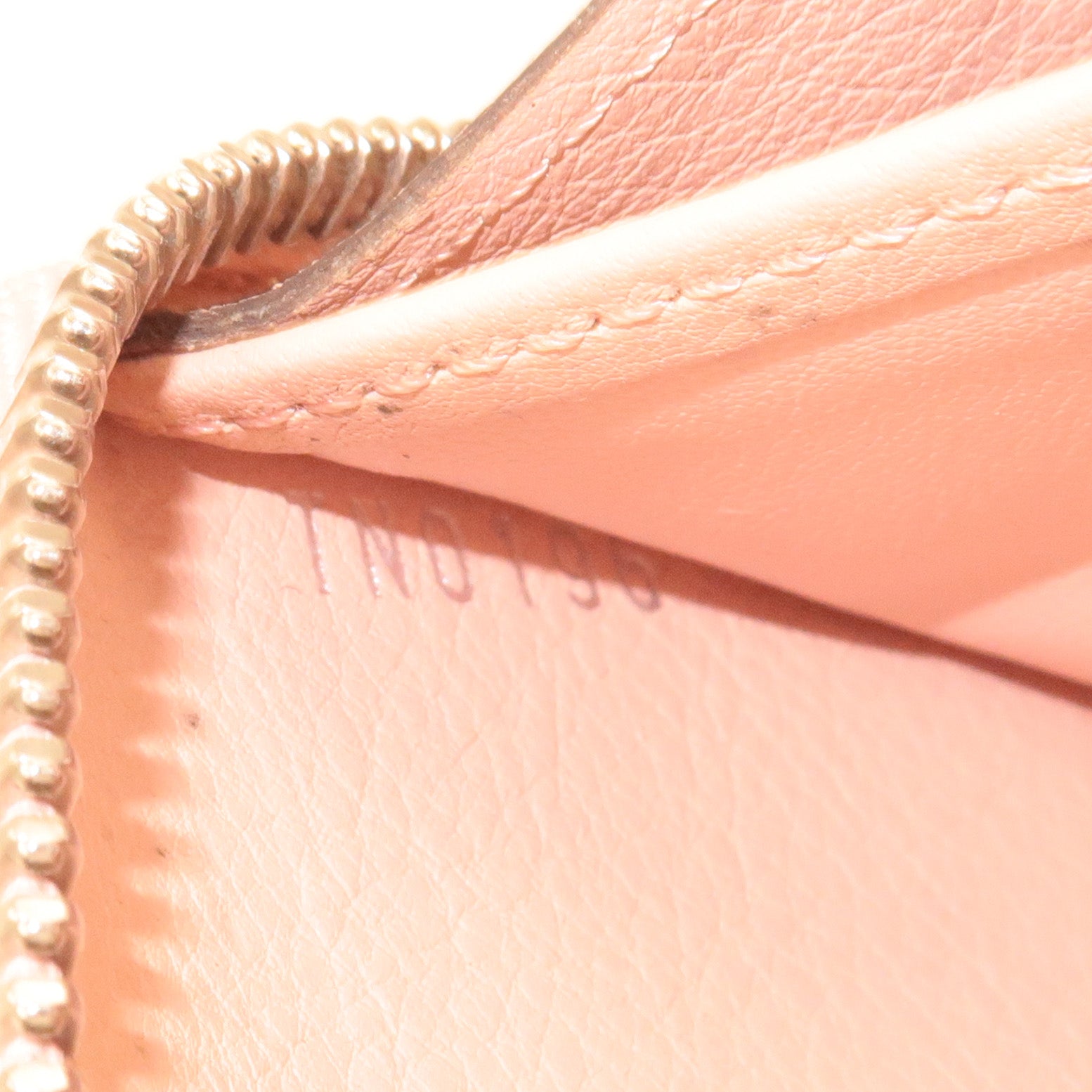 Louis Vuitton Mahina Leather Zippy Wallet Magnolia