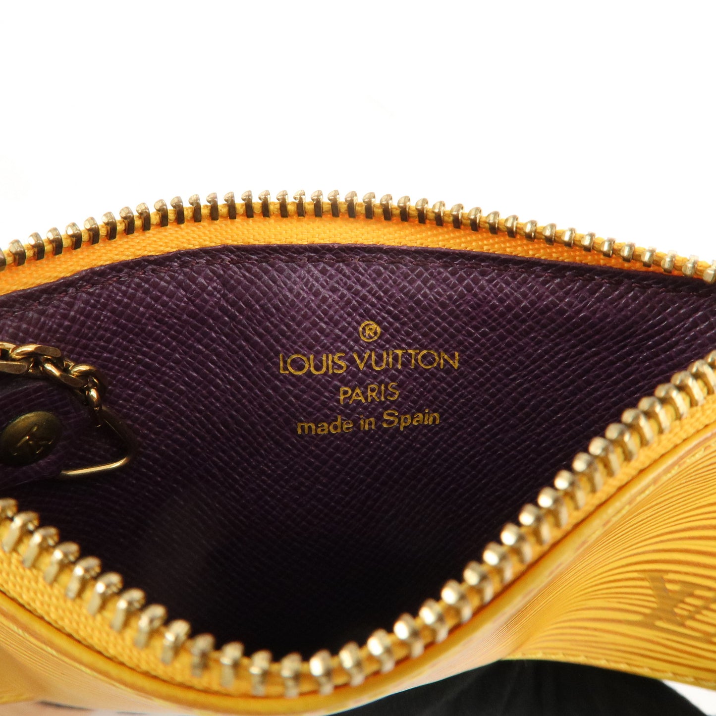 Louis Vuitton Epi Pochette Cles Coin Case Tasili Yellow M63809