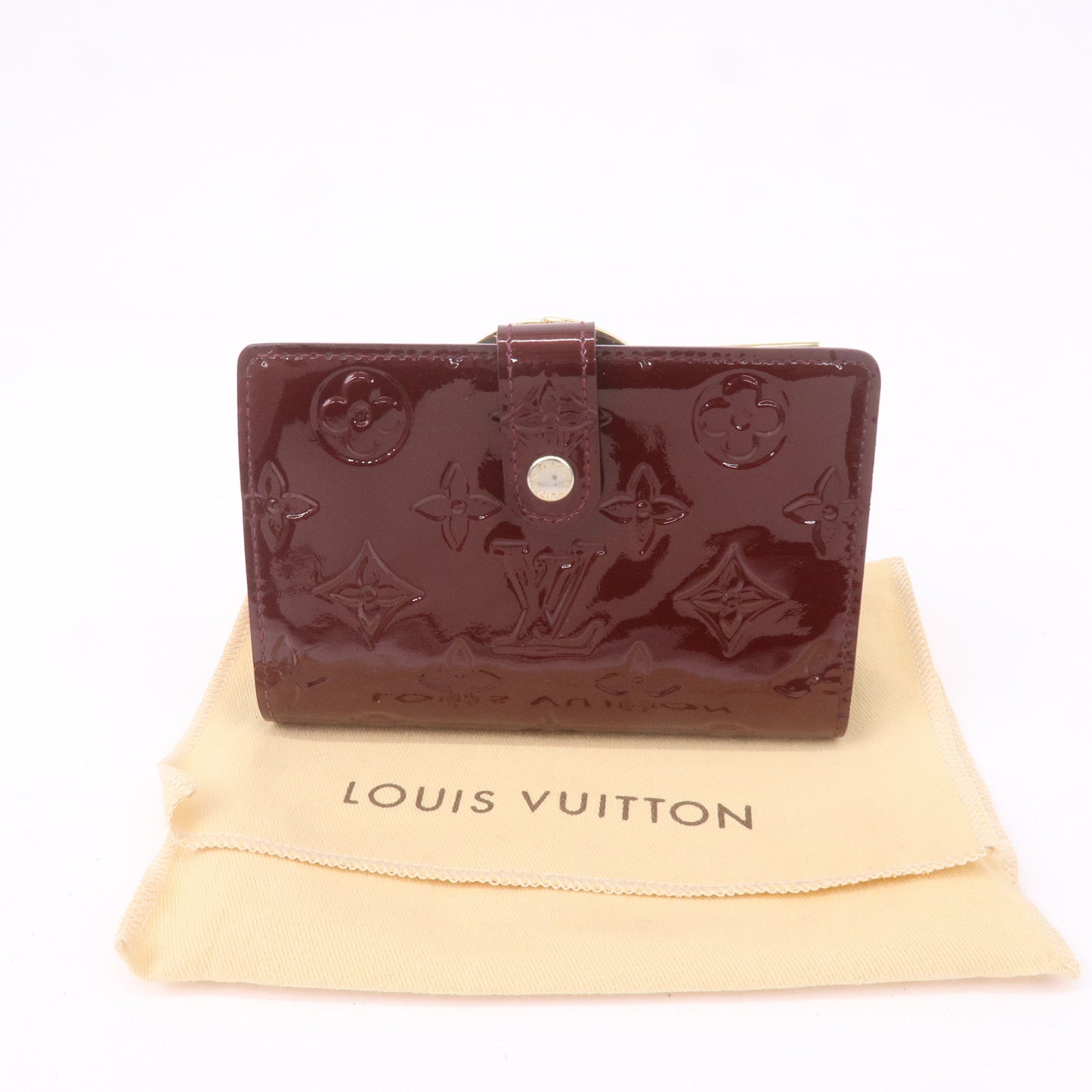 Louis Vuitton Vernis Portefeuille Viennois Rouge Forvist M91524