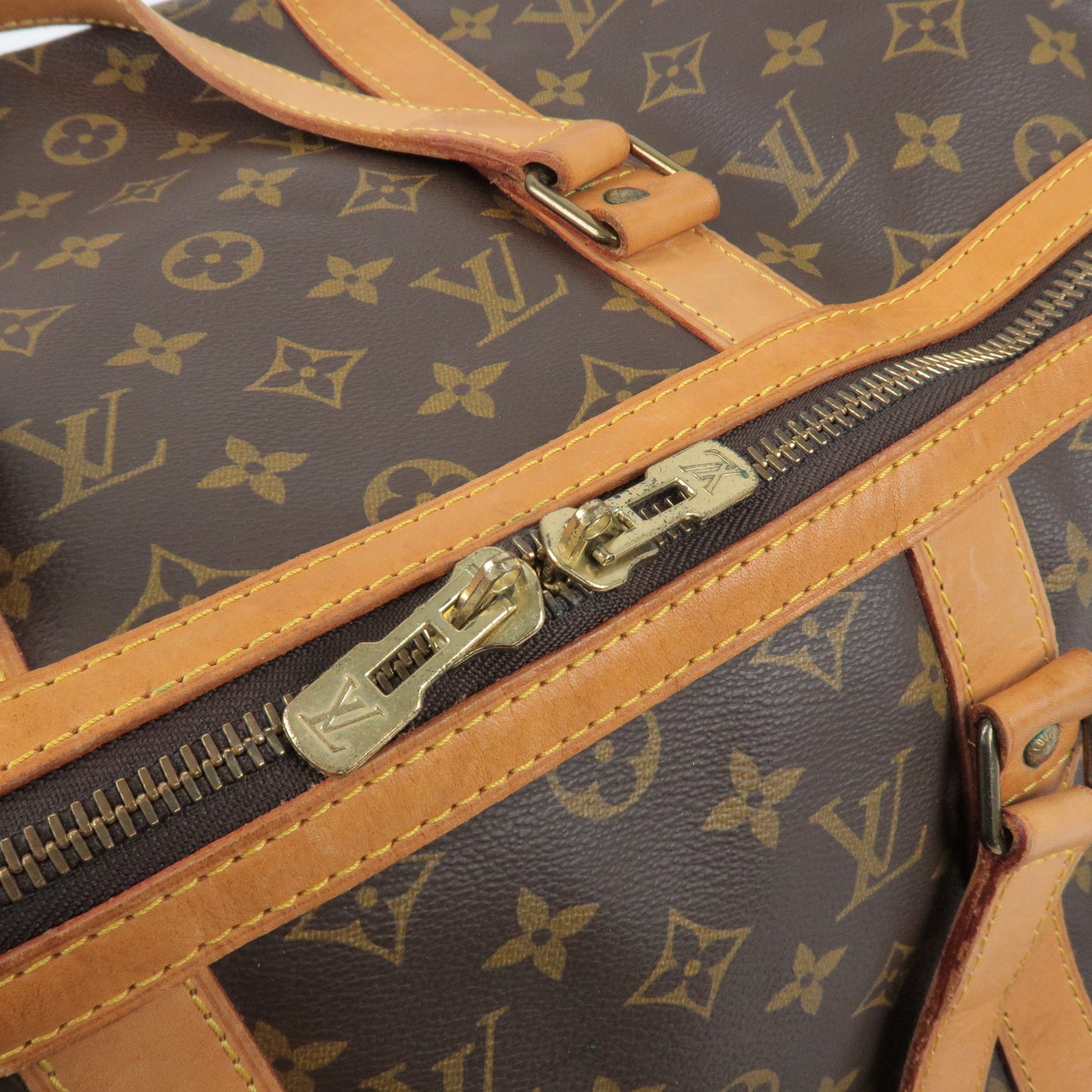 Louis Vuitton Monogram Sac Souple 45 Boston Bag M41624