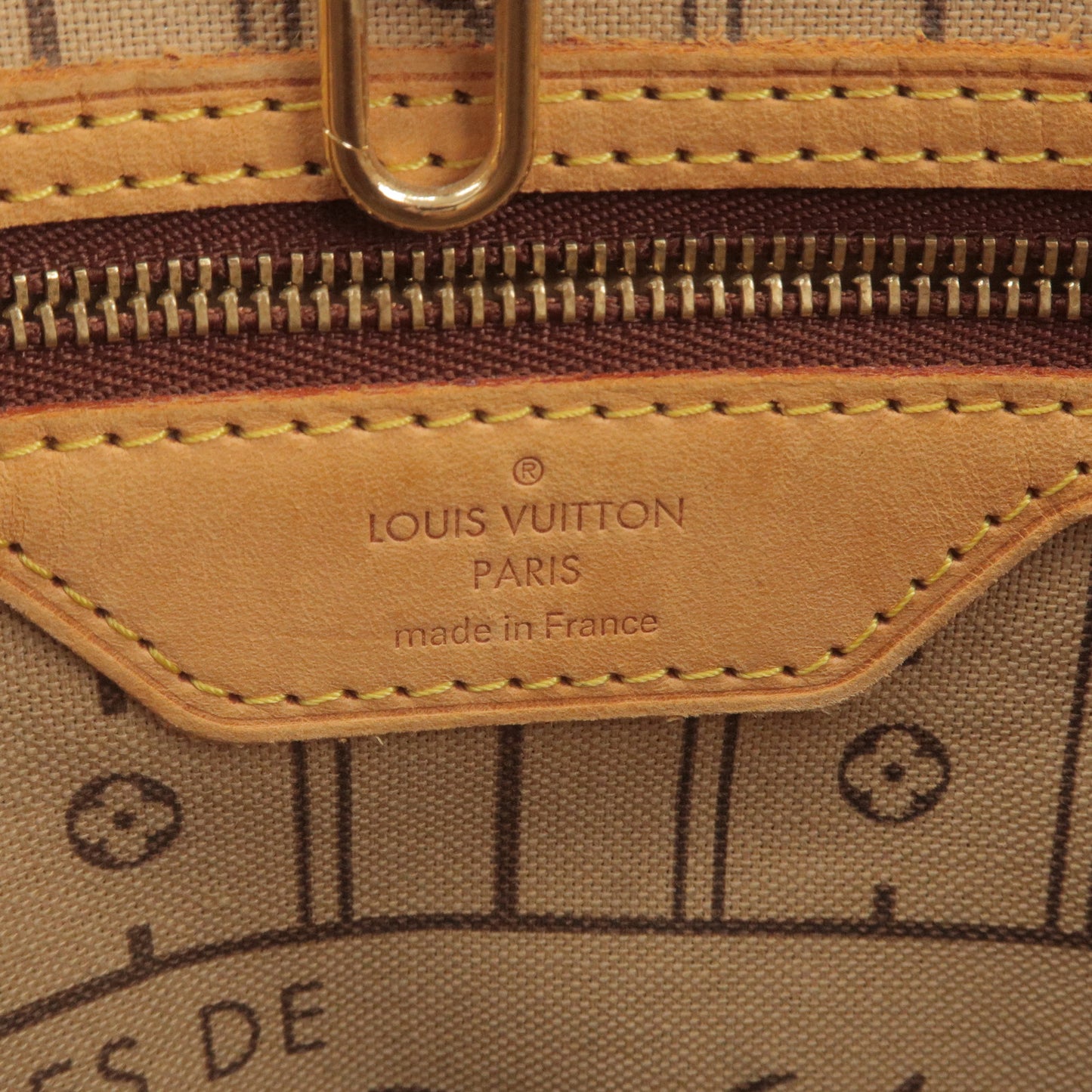 Louis Vuitton Monogram Neverfull GM Tote Bag Hand Bag M40157