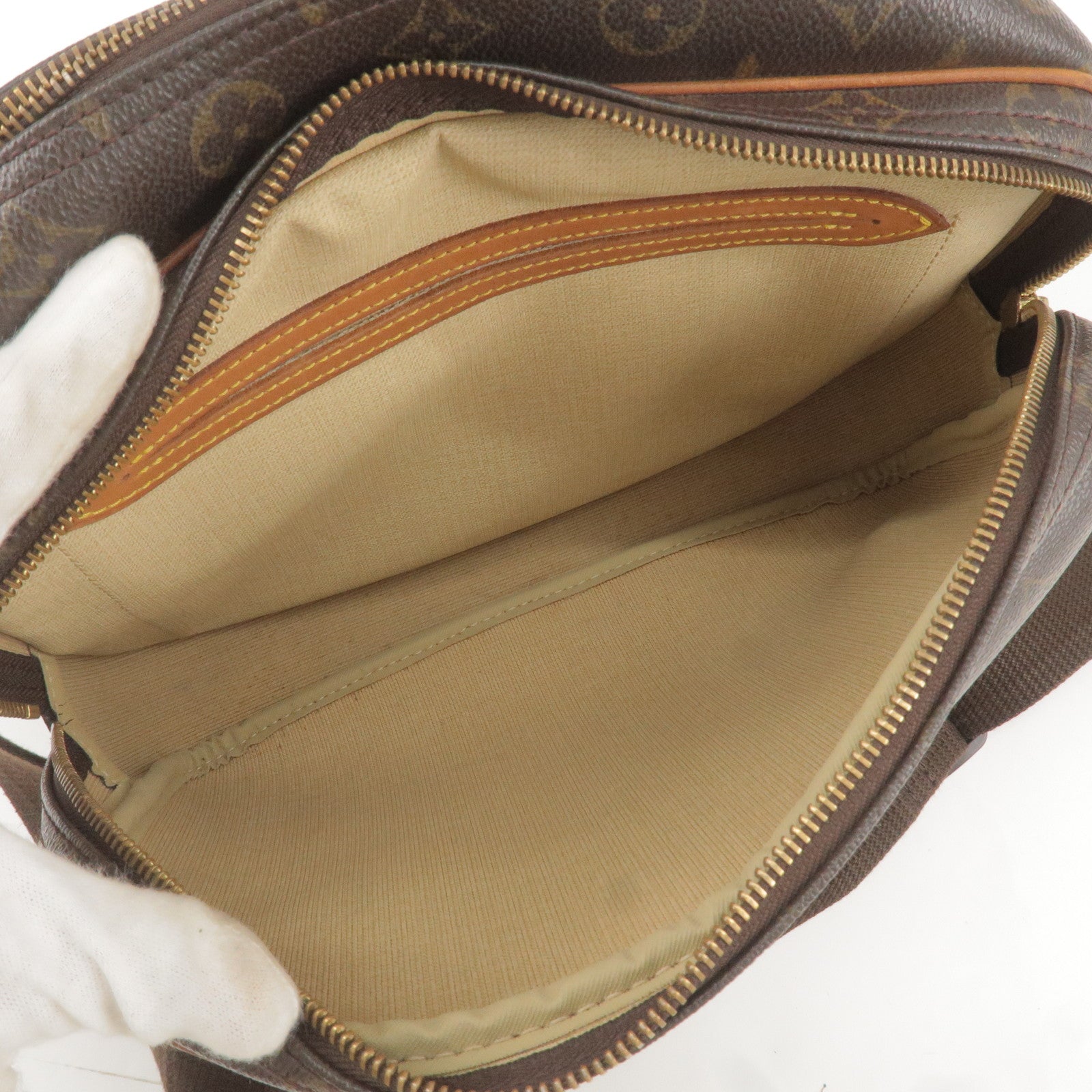 Louis Vuitton Reporter PM Monogram Crossbody Shoulder Bag Messenger Leather  Zip