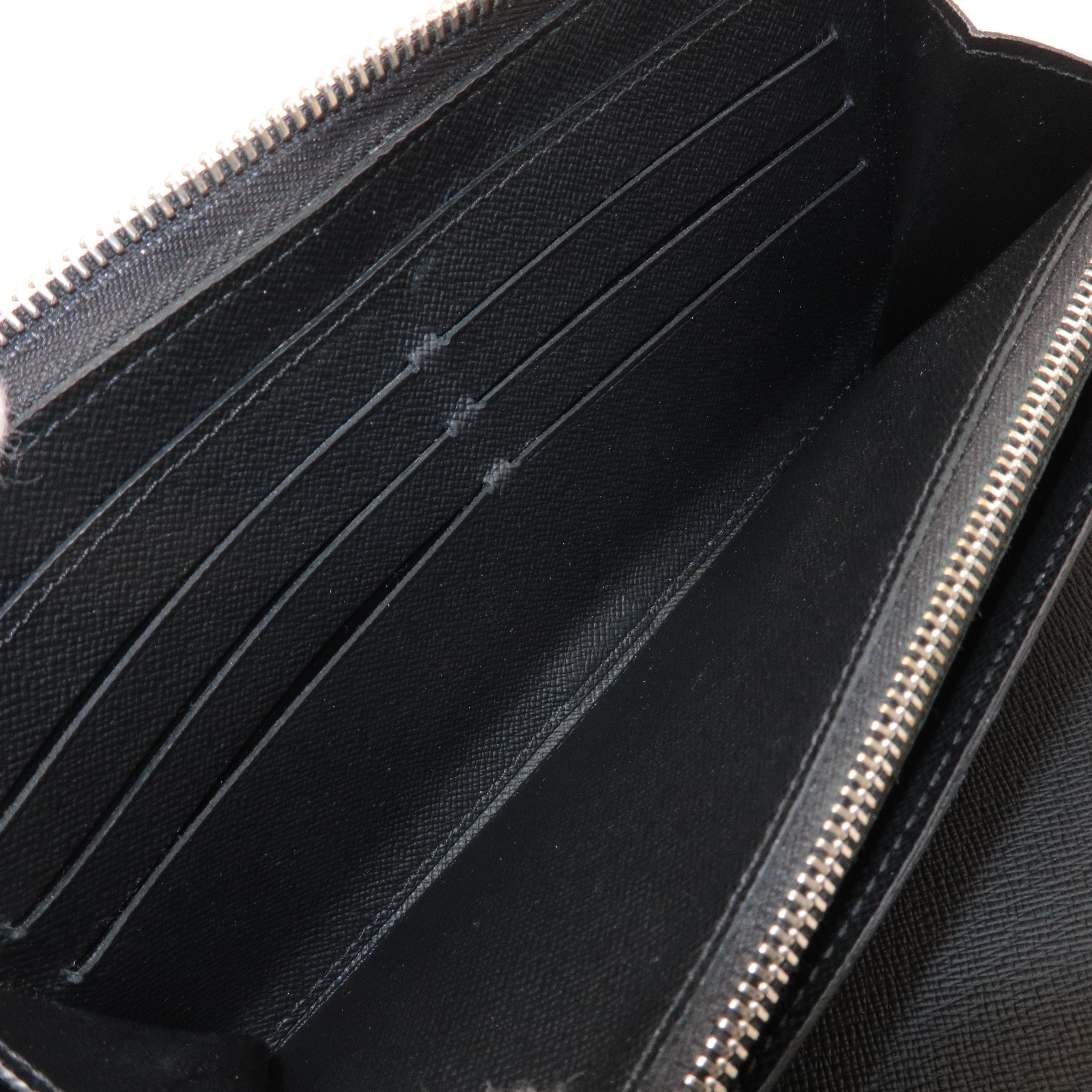 Louis Vuitton Epi Zippy Organizer Wallet Black Noir M63852