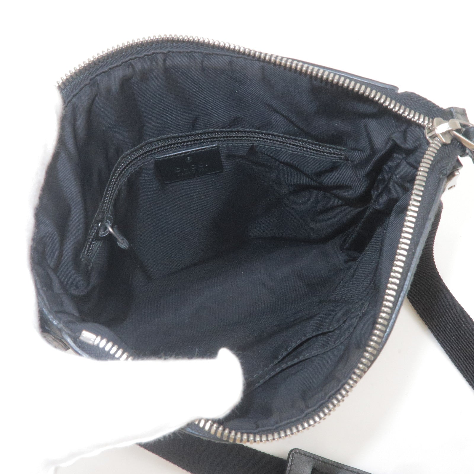 Supreme Black Nylon Shoulder Bag