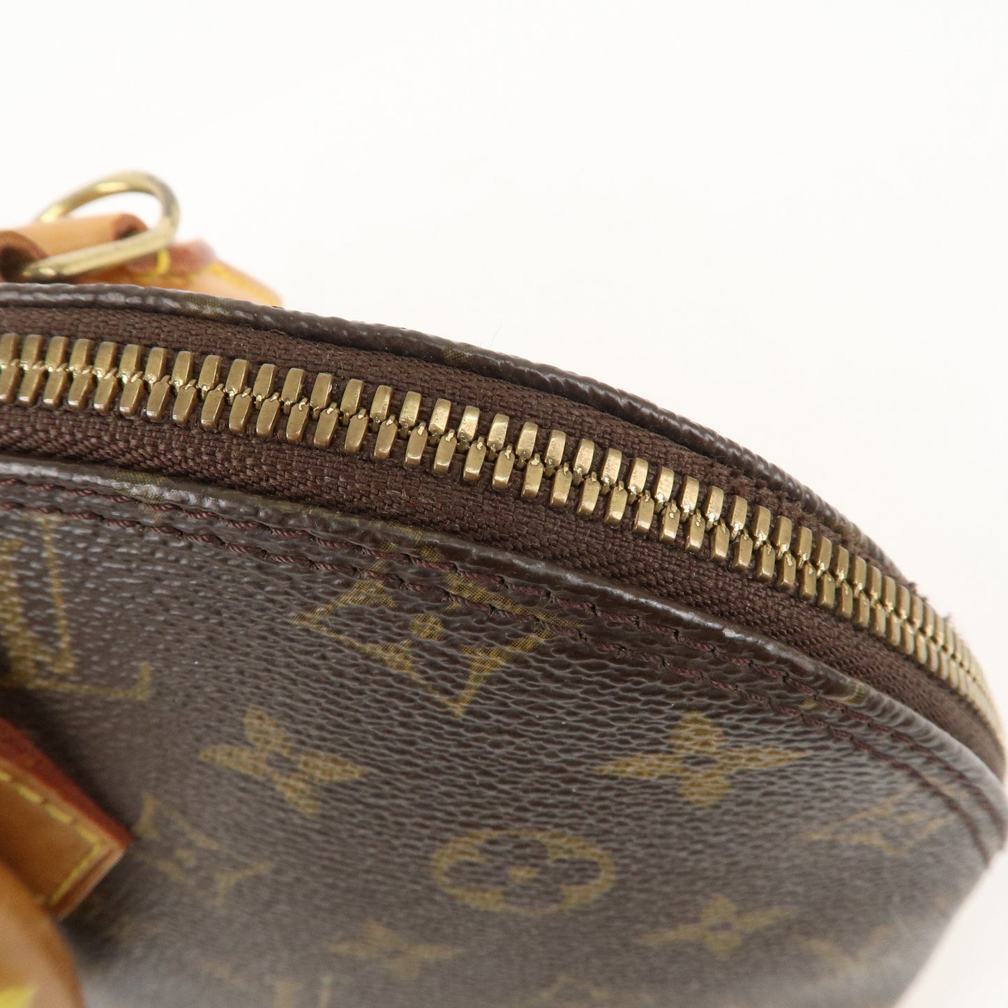 Louis Vuitton Monogram Alma Hand Bag Brown M51130