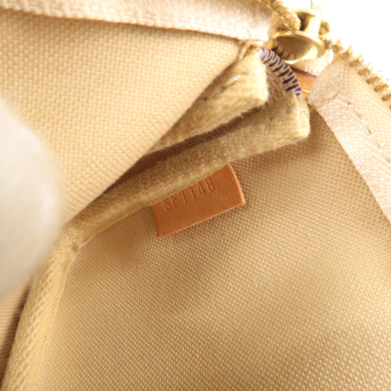 Louis Vuitton Damier Azur Mini Pochette Accessoires Pouch Free Shipping