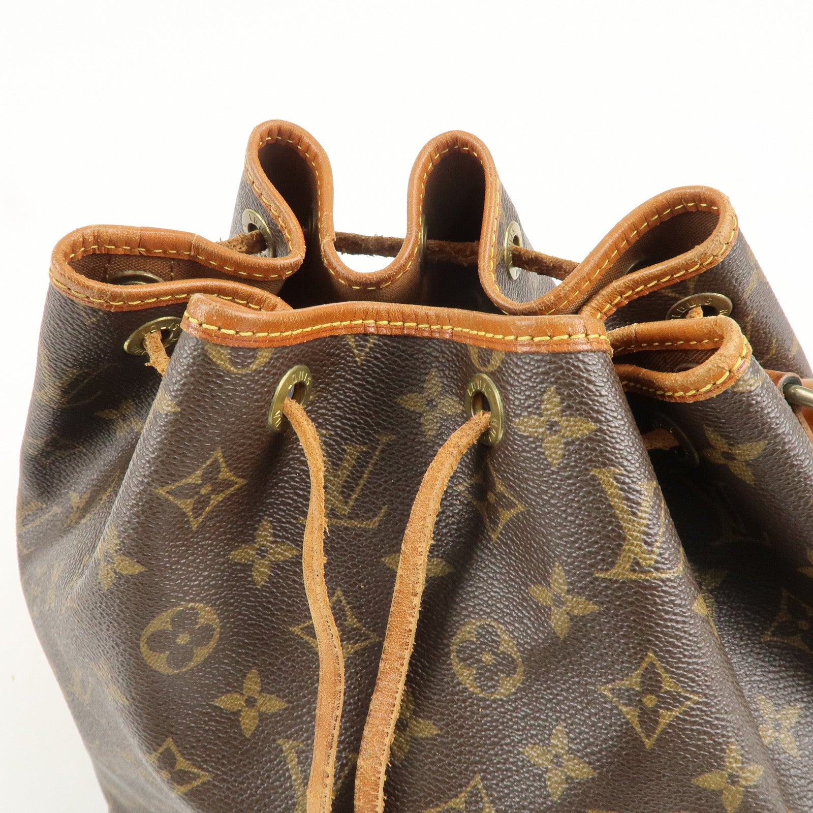 Louis Vuitton Monogram Petit Noe Shoulder Bag Brown M42226