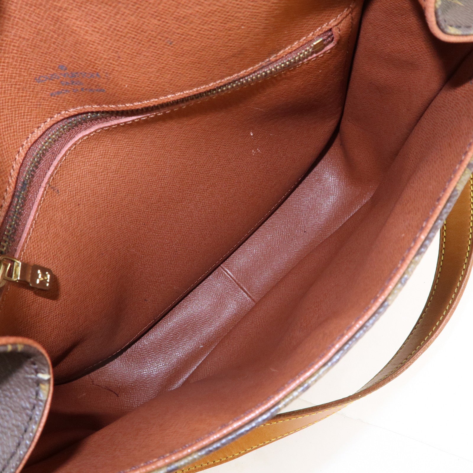 LOUIS VUITTON Saint Cloud GM Shoulder Bag Monogram Leather Brown M51242  61YB314