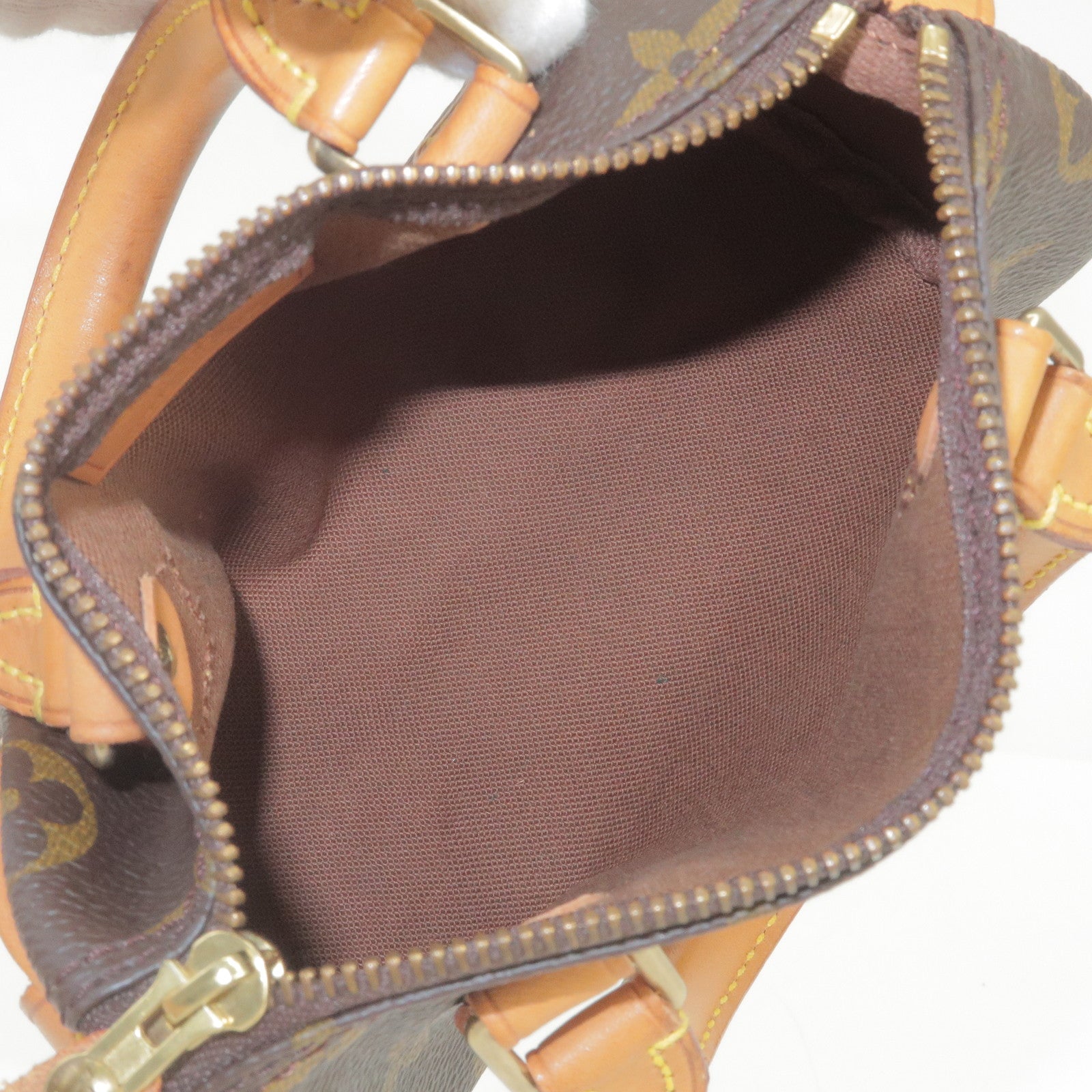 Speedy - J00145 – Louis Vuitton 2002 pre - Monogram - Vuitton & owned  Damier Eb ne Soho backpack - Louis - Mini - Strap - louis vuitton limited  edition america s cup shoulder bag in yellow logo canvas - M41534