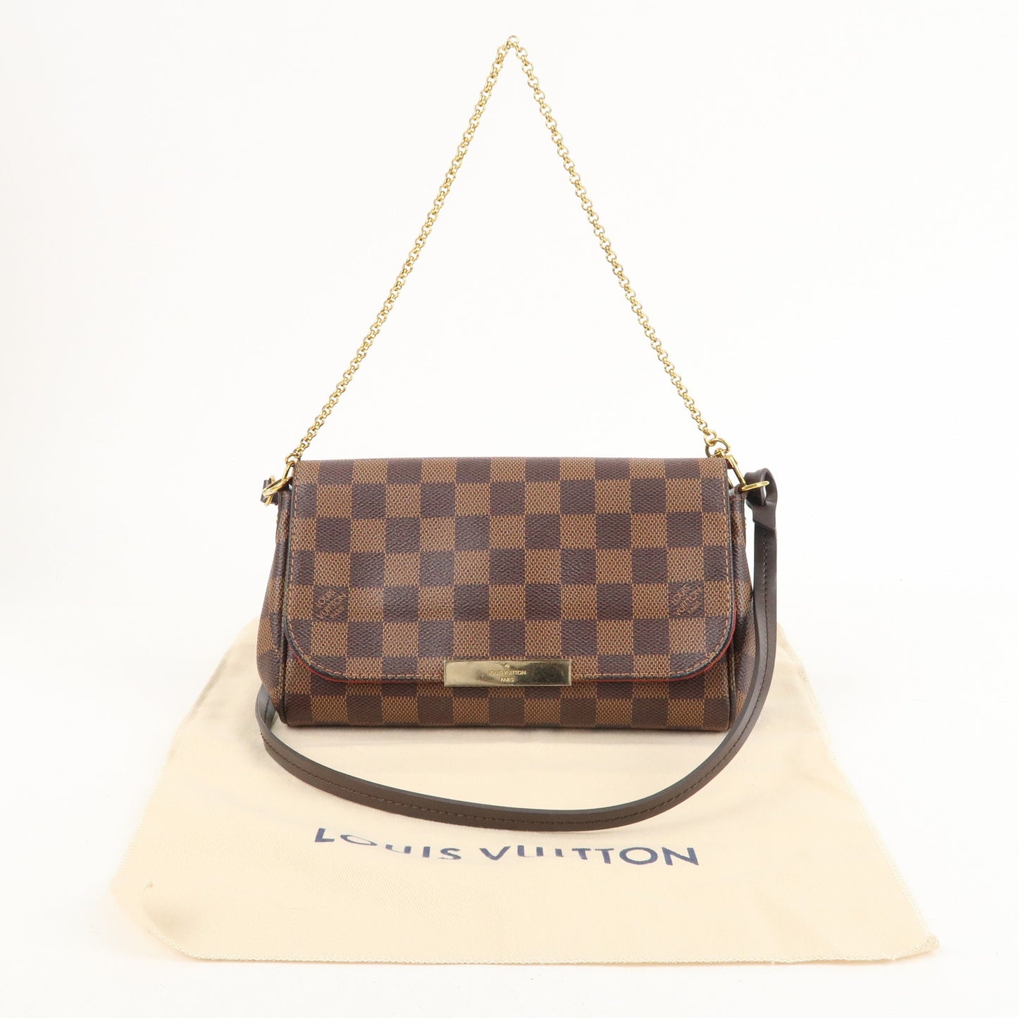 Louis Vuitton Damier Ebene Favorite Pm Shoulder Bag