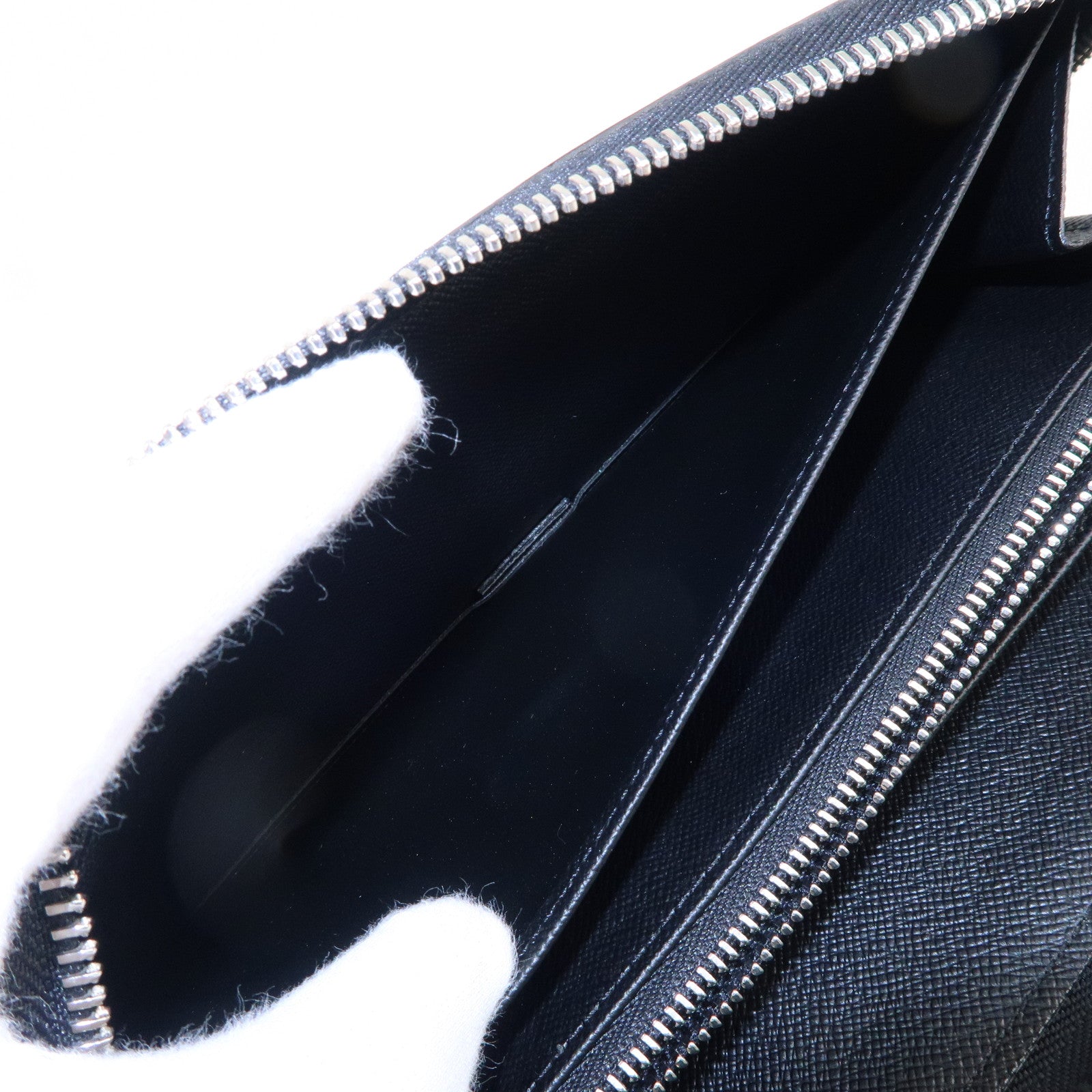 LOUIS VUITTON purse M63852 Zippy Organizer Epi Leather Black