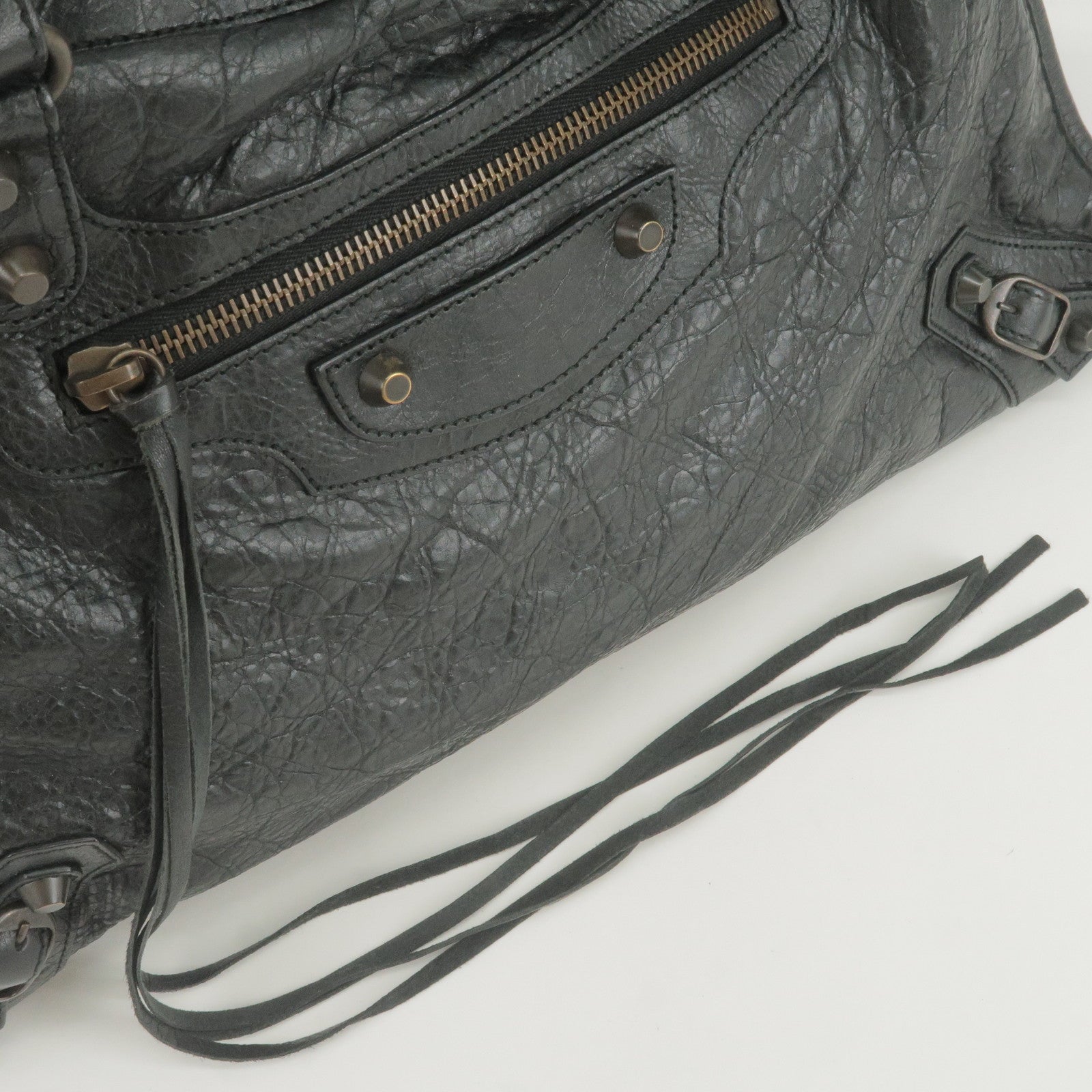 Nusa slouchy shoulder bag - City - Leather - Giant - ep_vintage