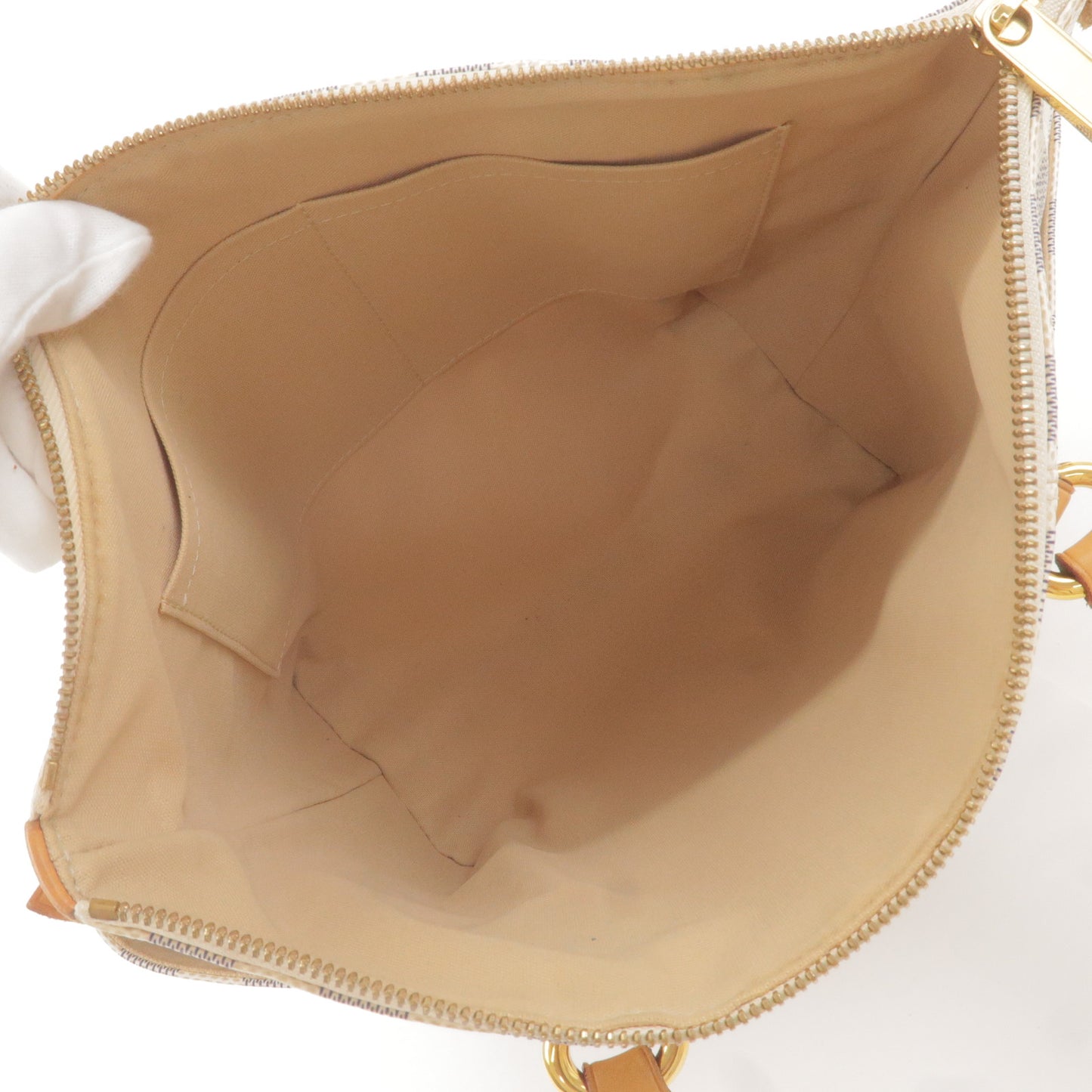 Louis Vuitton Damier Azur Totally PM Tote Bag Hand Bag N51261