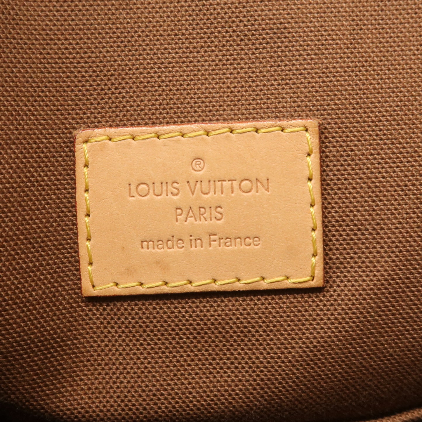 Louis Vuitton Monogram Odeon MM Shoulder Bag Brown M56389