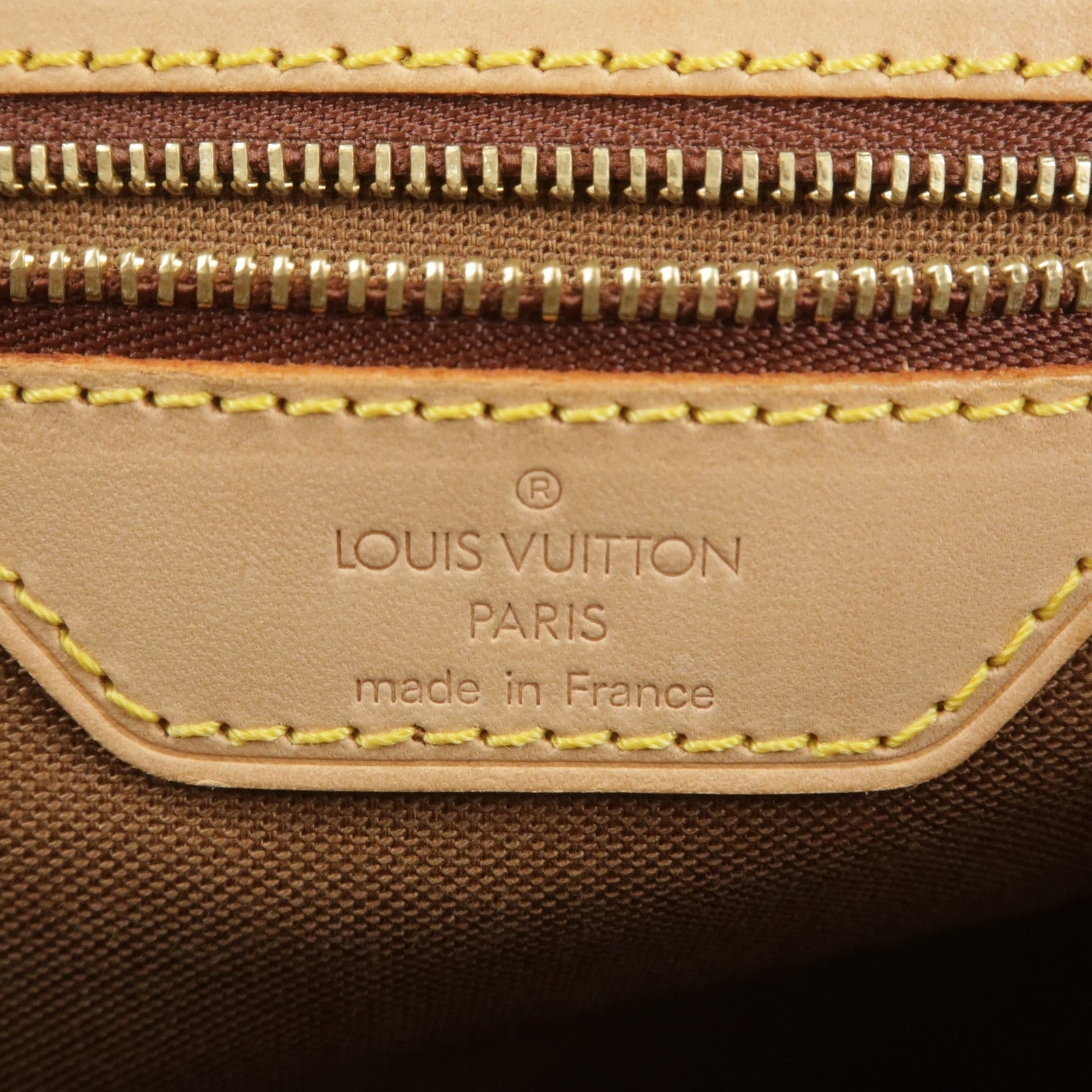 Louis Vuitton Womens Cabas Mezzo Brown Monogram Canvas M51151 Tote Han -  Shop Linda's Stuff