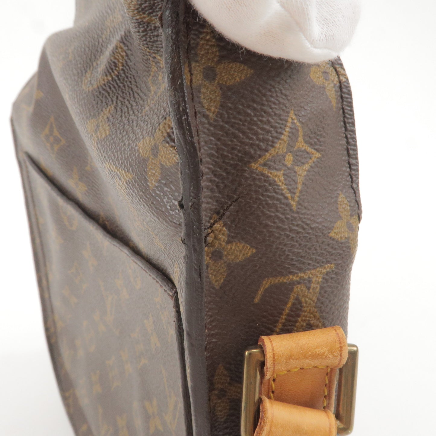 Louis Vuitton Monogram Saint Cloud GM Shoulder Bag Brown M51242