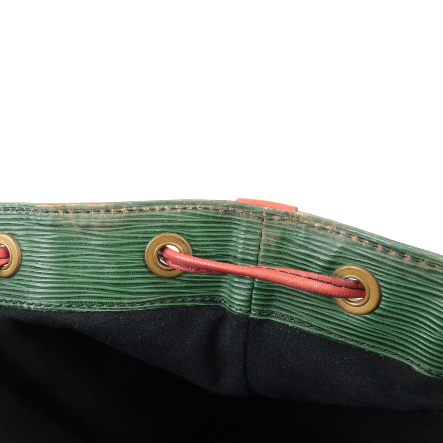 Louis Vuitton Epi Petit Noe Shoulder Bag Green Red M44147