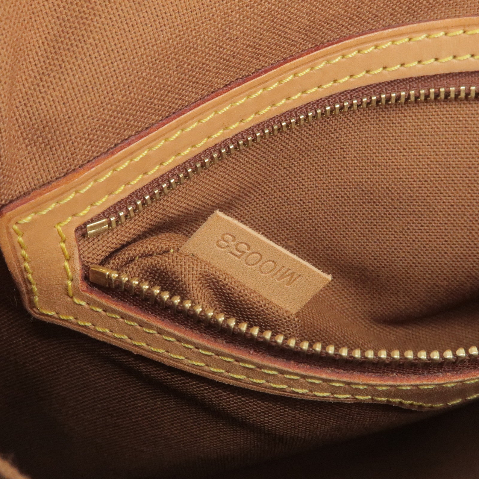 LOUIS VUITTON Monogram Mini Looping Flap Shoulder bag M51147 USED