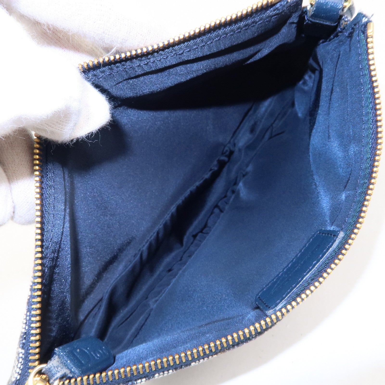Christian-Dior-Trotter-Canvas-Leather-Shoulder-Bag-Black – dct-ep_vintage  luxury Store